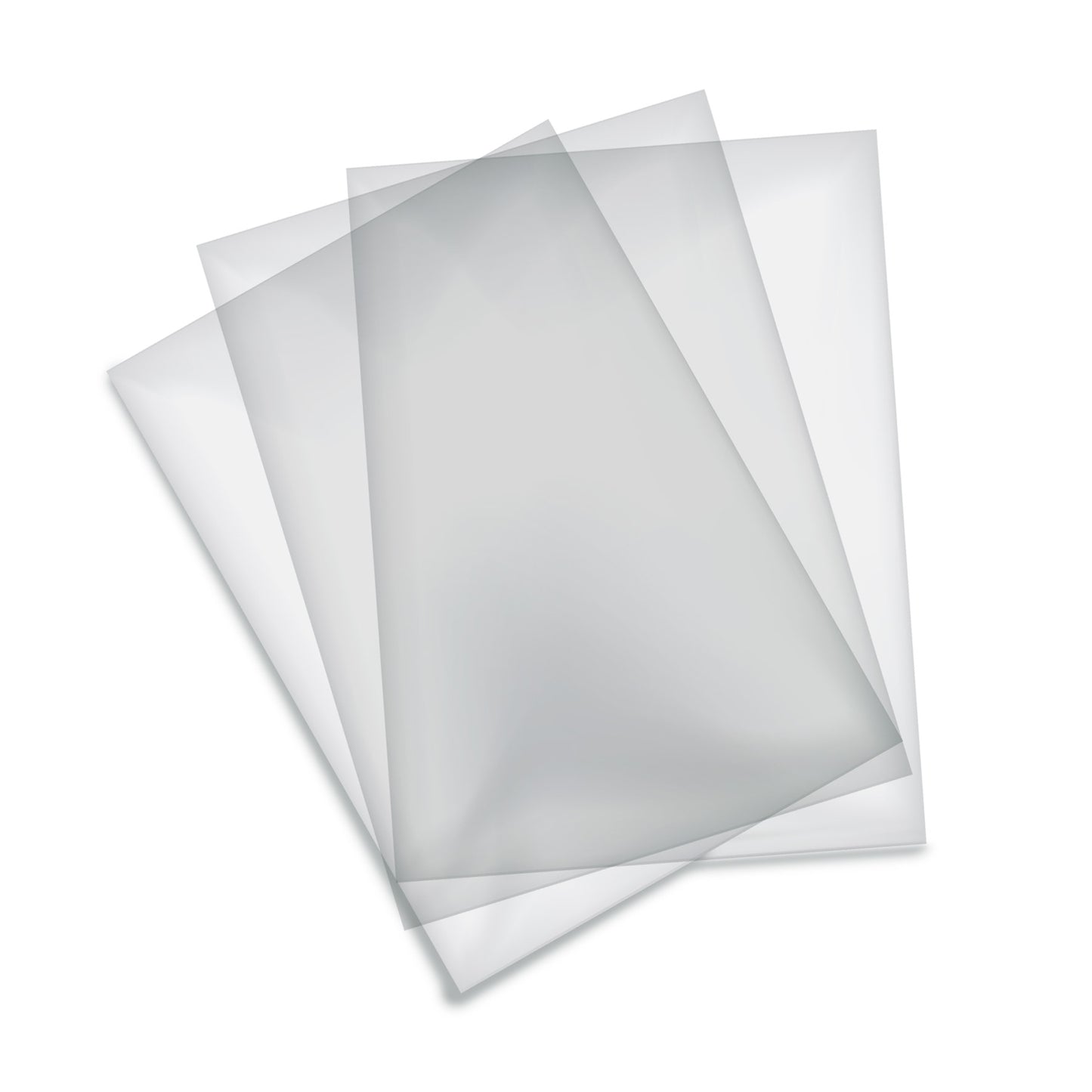 FOGLIA DI PVC ACETATO 60X40CM -80 µ -  50 UDS