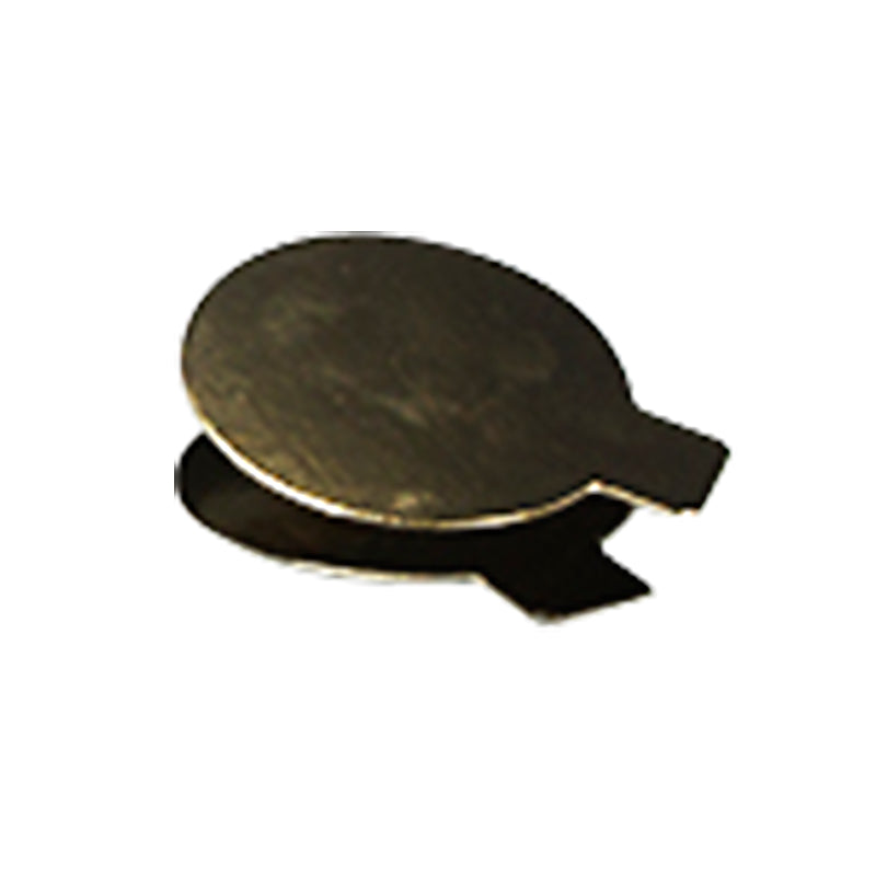 DISCO DI CARTONE ORO/NERO MINI 8CM<