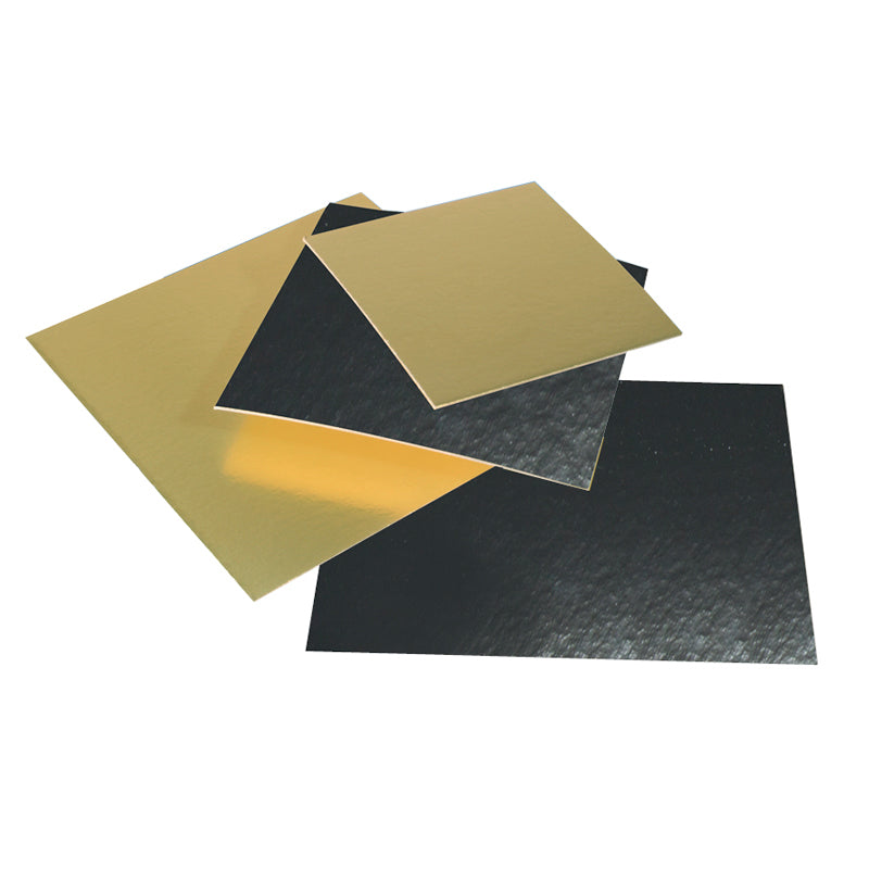 VASSOIO DI CARTONE ORO/NERO 60X40CM