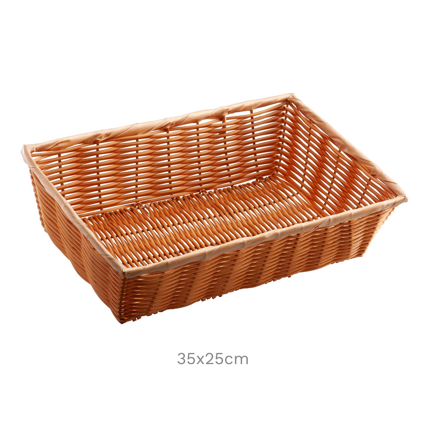 PASTRY RECTANGULAR BASKET FOR DISPLAY 35X25CM