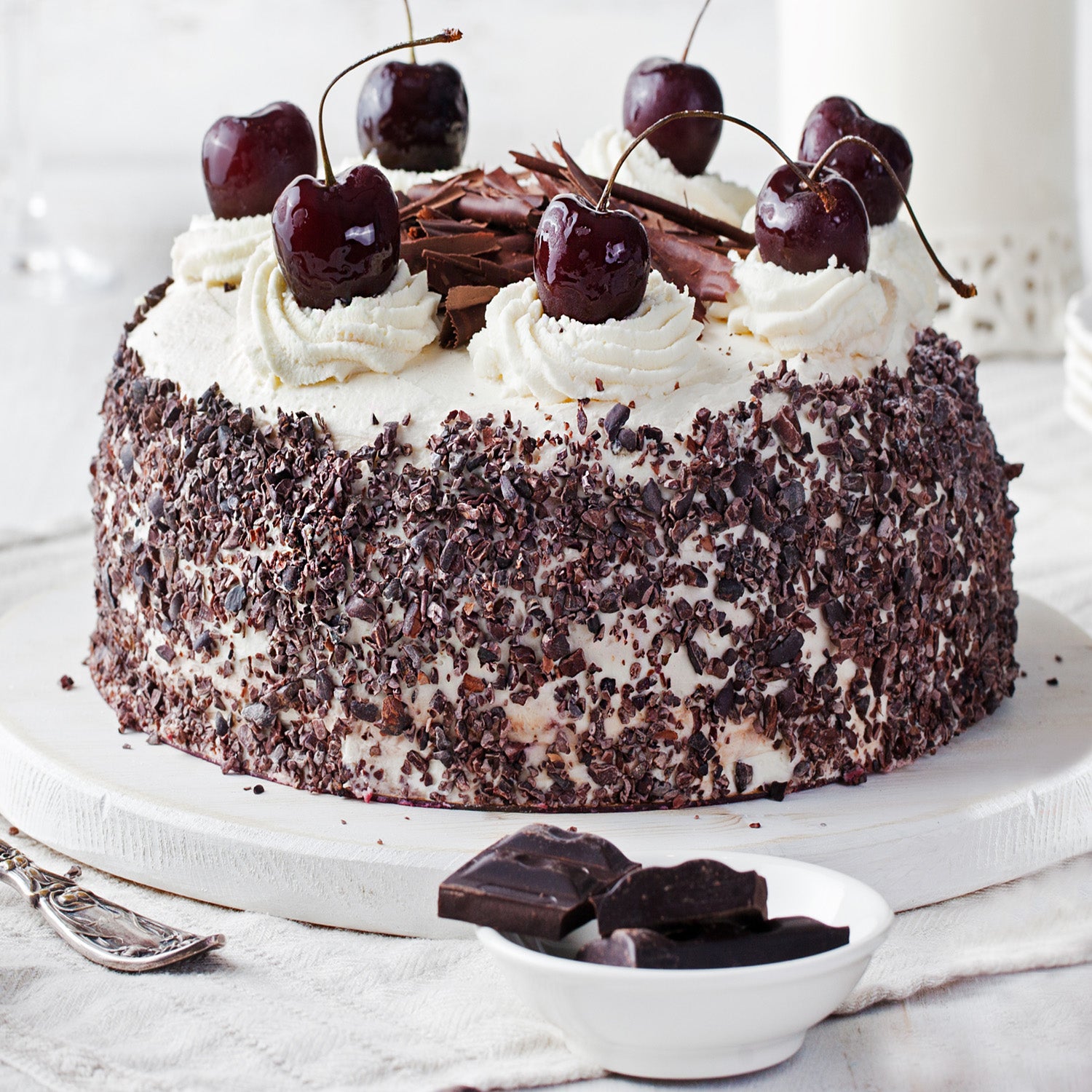 BASE DE TARTA REDONDA BLANCA Ø 40CM H1.2CM