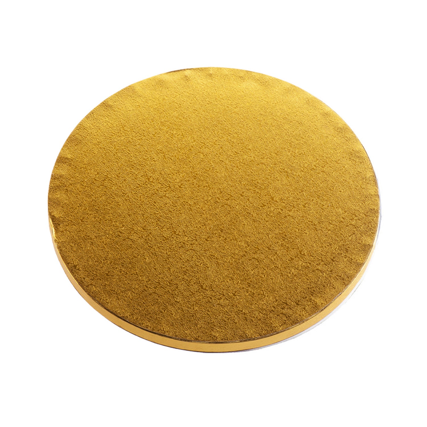 BASE REDONDA DE BOLO DOURADO 40CM H1.2CM