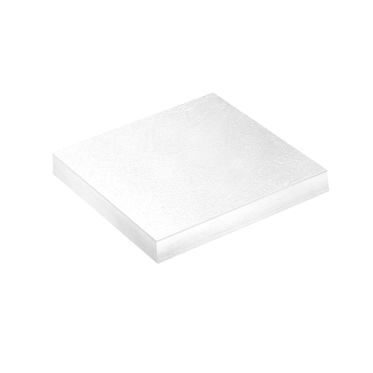 BASE DE TARTA CUADRADA BLANCA 35.5X35.5CM H1.2CM
