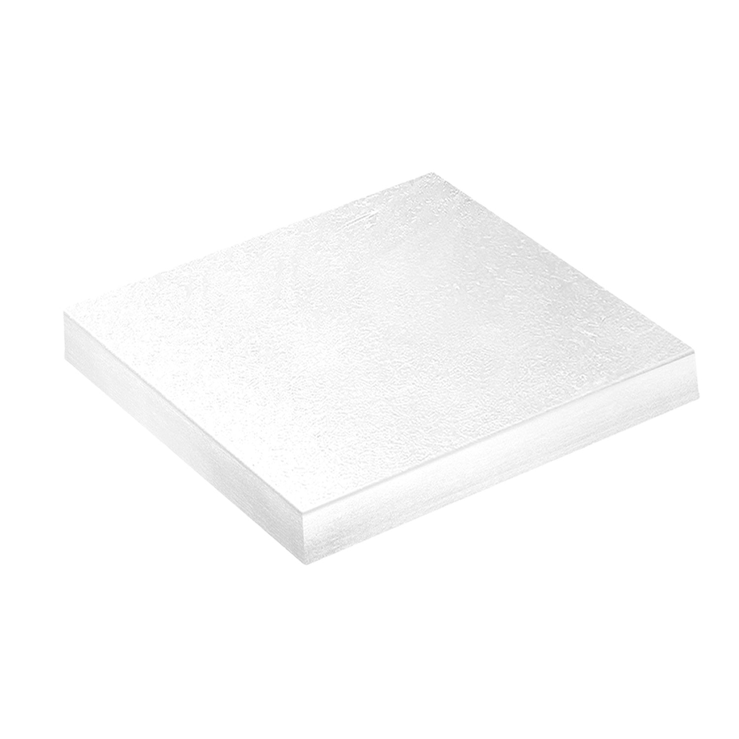 BASE PARA BOLO QUADRADA BRANCA  40X40XH1.2CM