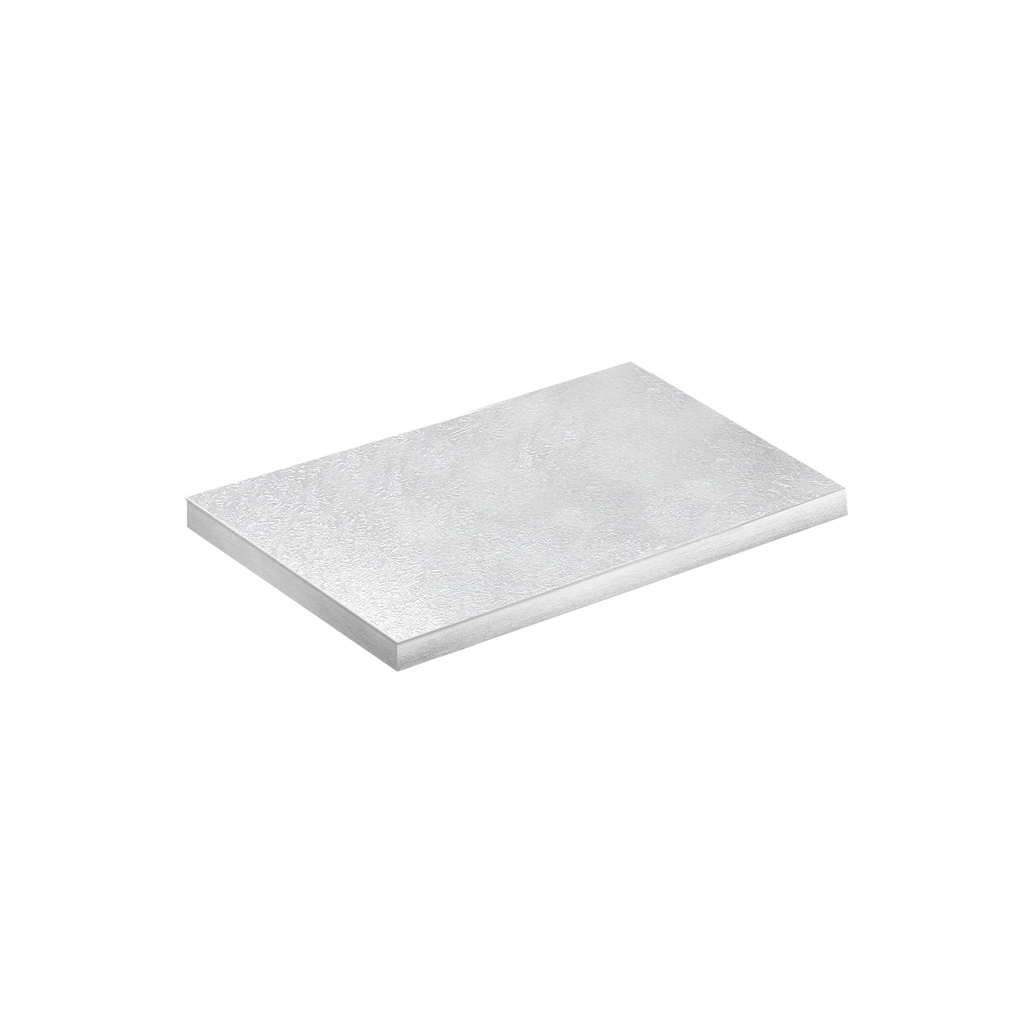 BASE DE TARTA RECTANGULAR PLATA 20X30H1.2CM