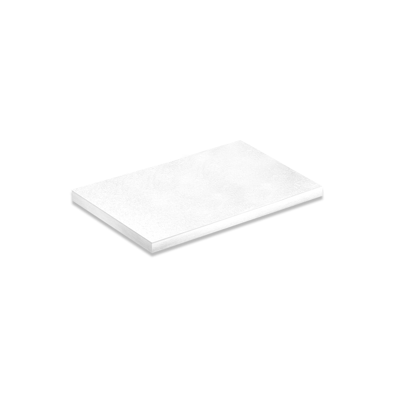 BASE RECTANGULAIRE BLANCHE 20X30 H1.2CM