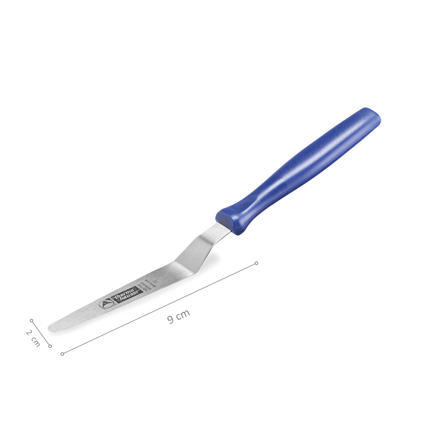SPATULE COUDÉE ANGULAIRE INOX 9CM