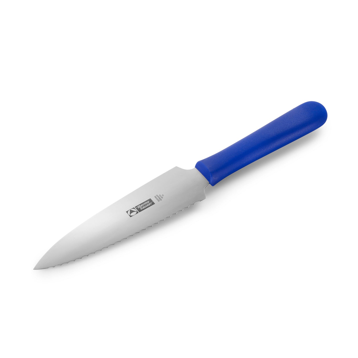 CUCHILLO CON PUNTA DOBLE HOJA SIERRA/LISA 16CM