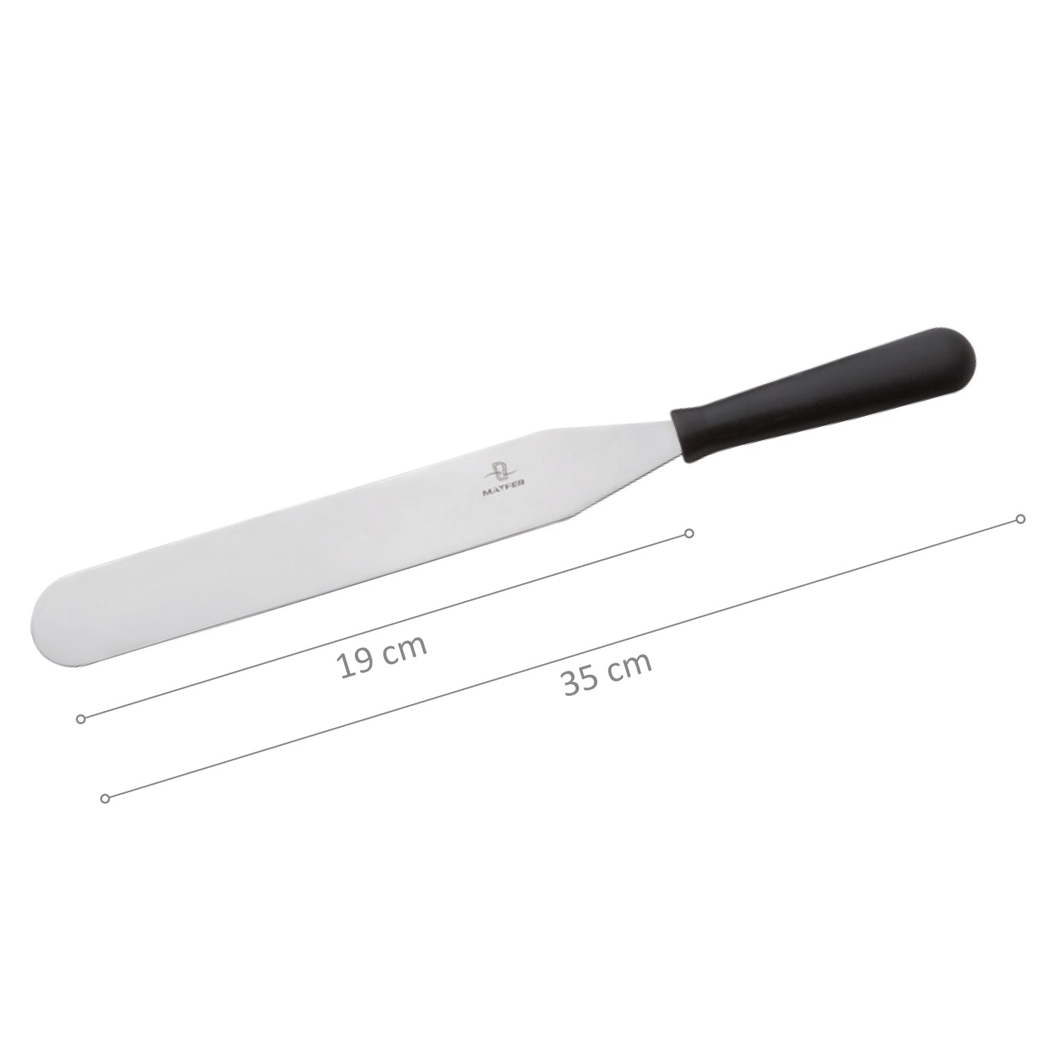 SPATULE FLEXIBLE INOX 24CM