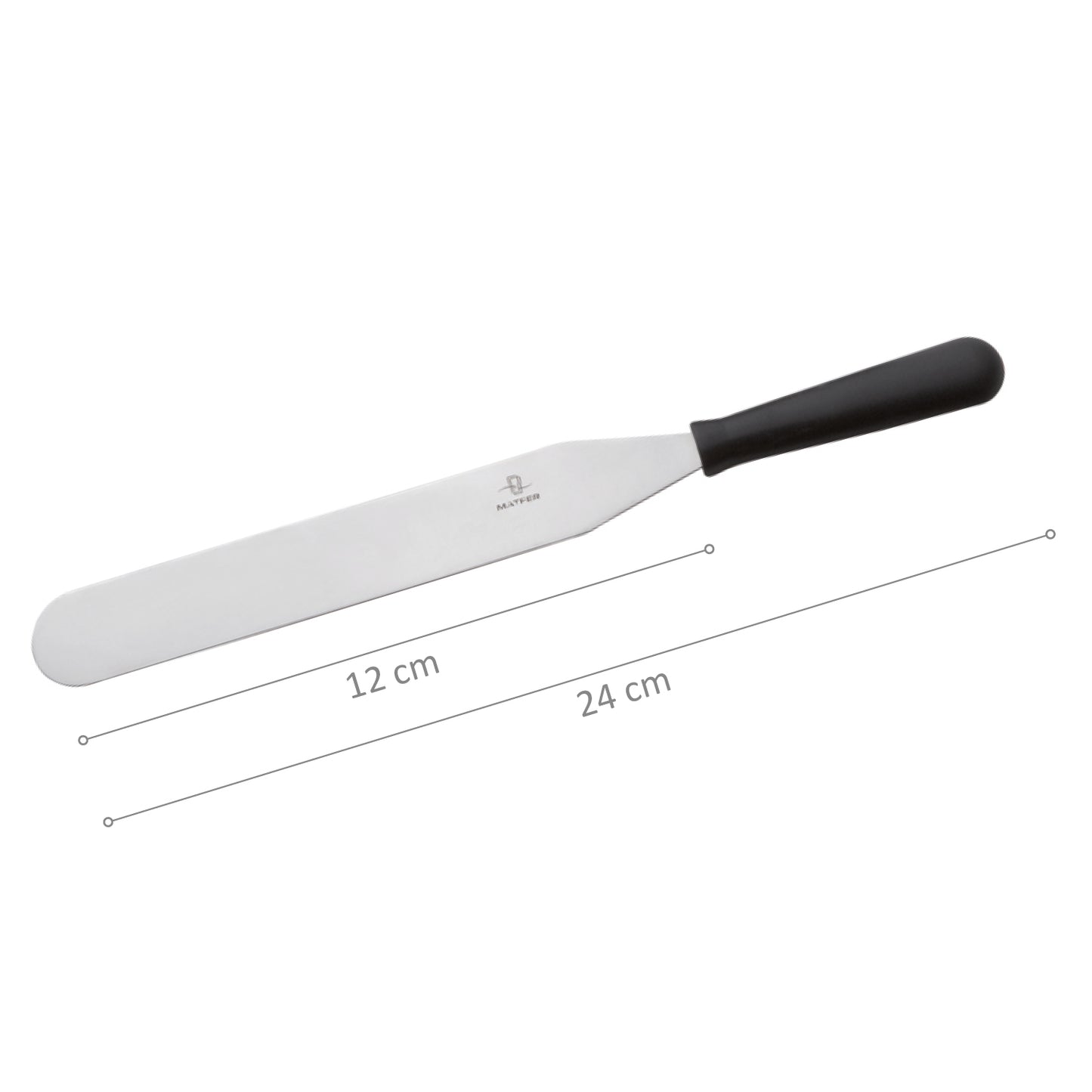 ESPATULA FLEXIBLE ACERO INOX 12CM