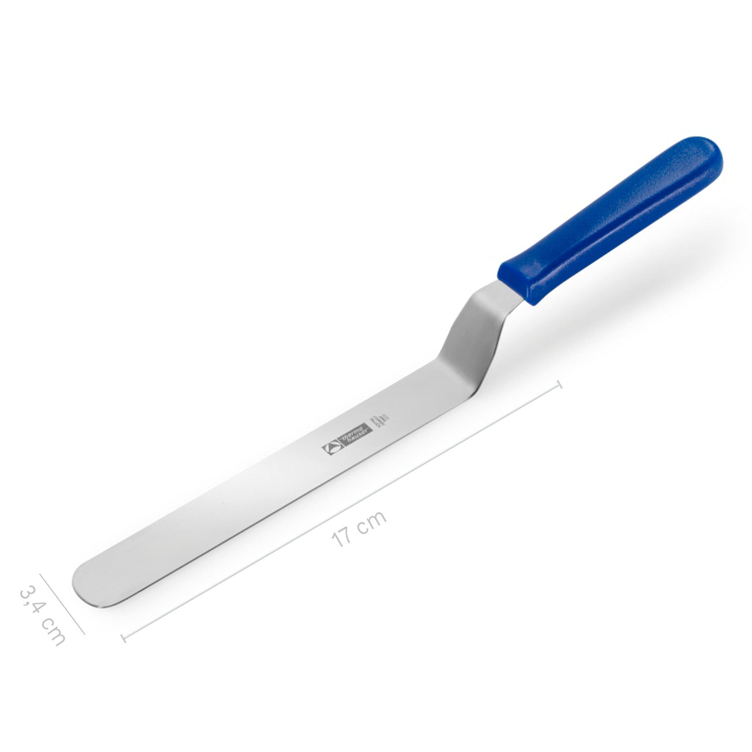 SPATOLA AD ANGOLO ACCIAIO INOX 15CM - LARGHEZZA 3,4CM
