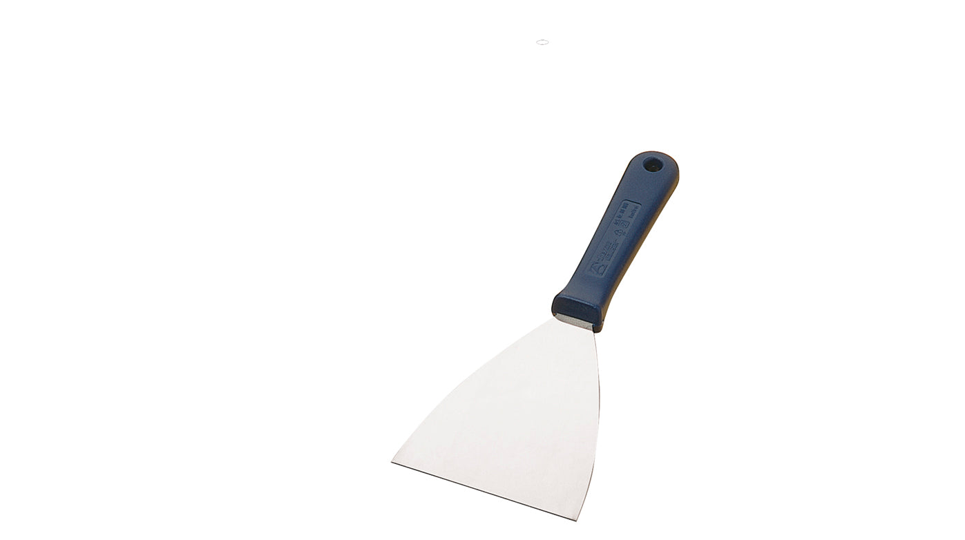 RASQUETA ACERO INOX. 24.5X10CM (15CM HOJA)