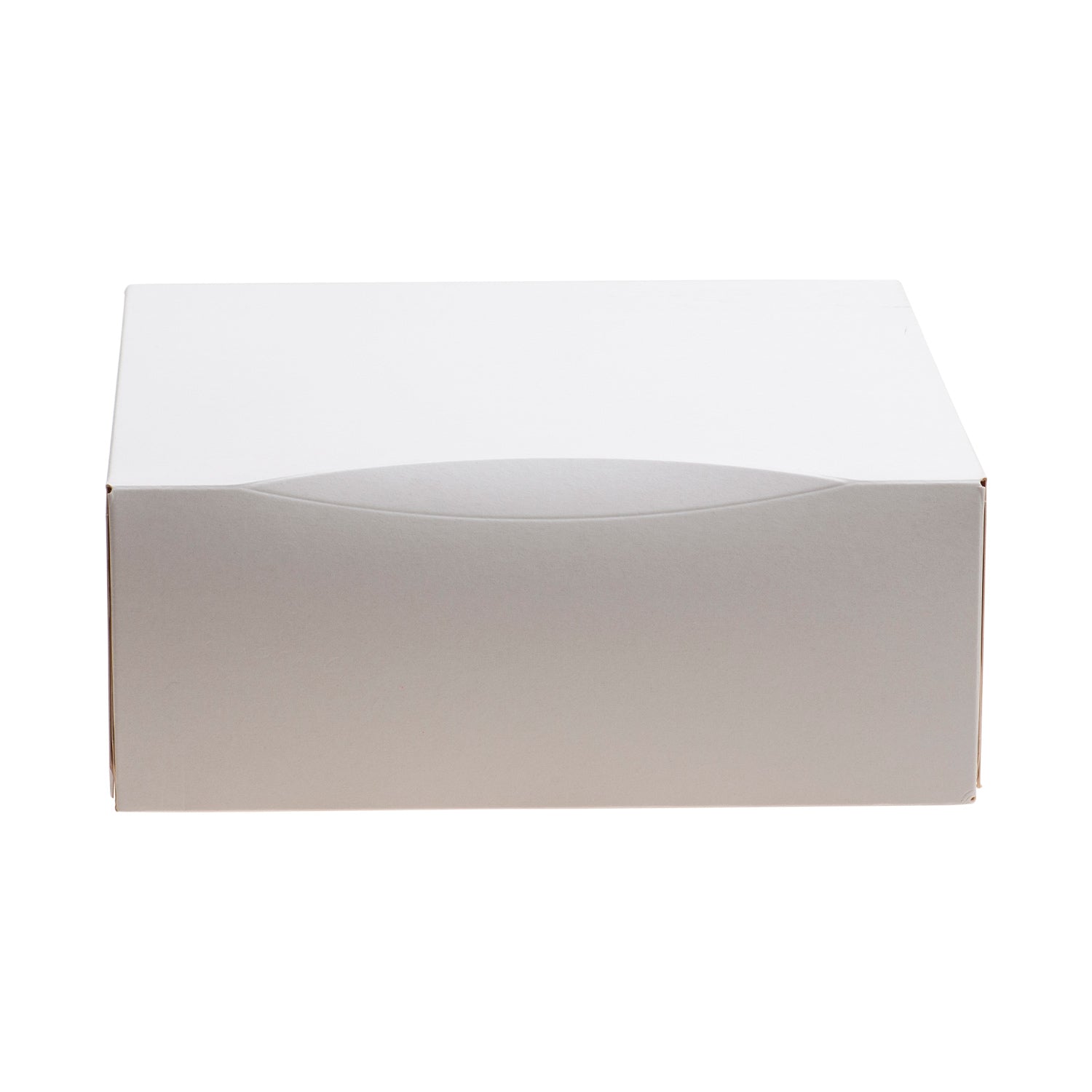 WHITE CAKE BOX CARDBOARD 26X26X10CM