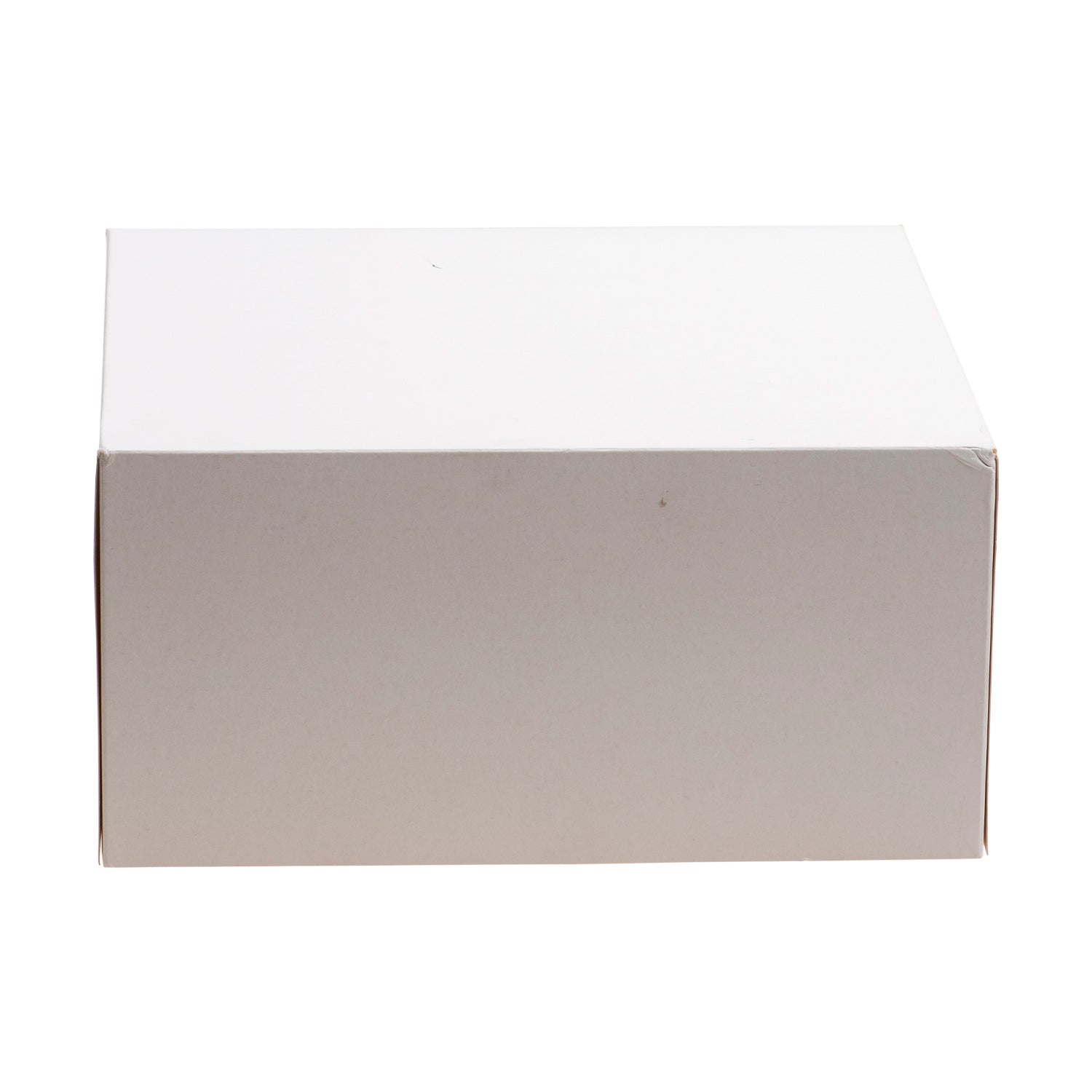 WHITE CAKE BOX CARDBOARD 26X26X13CM
