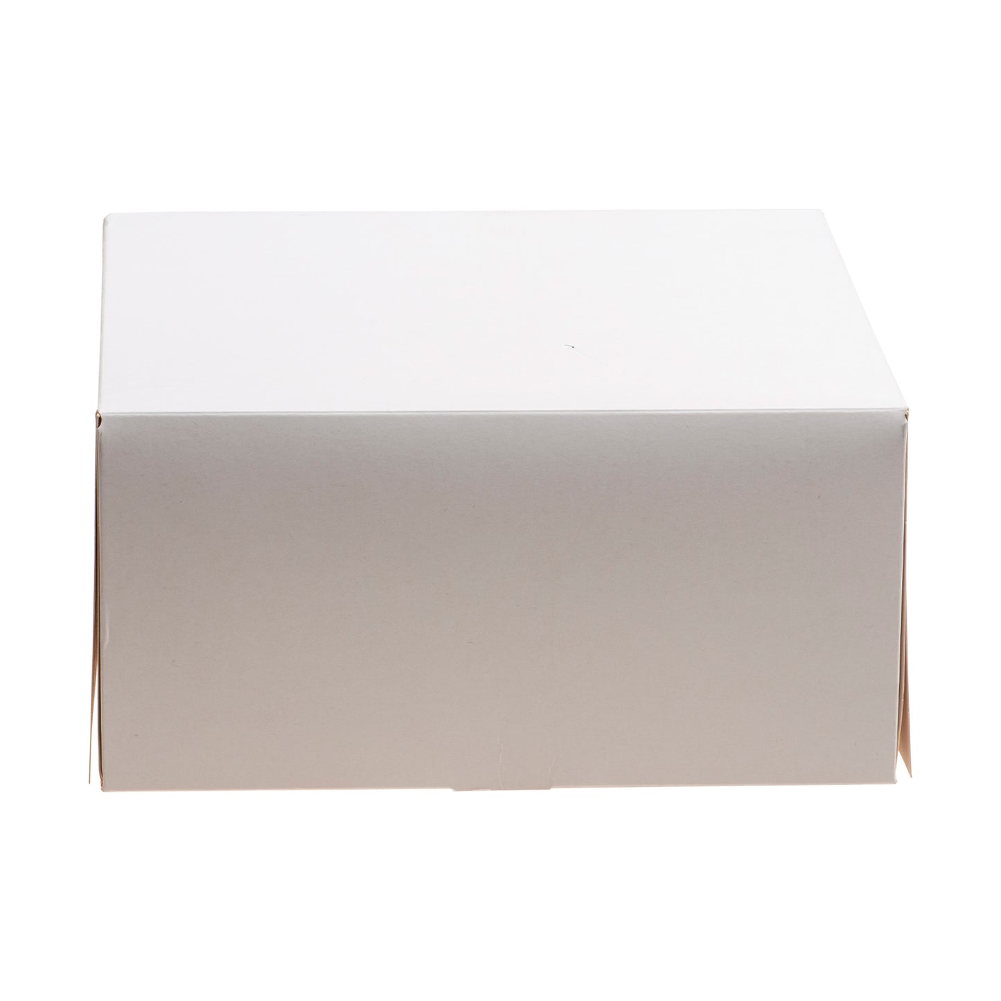 WHITE CAKE BOX CARDBOARD 26X26X13CM