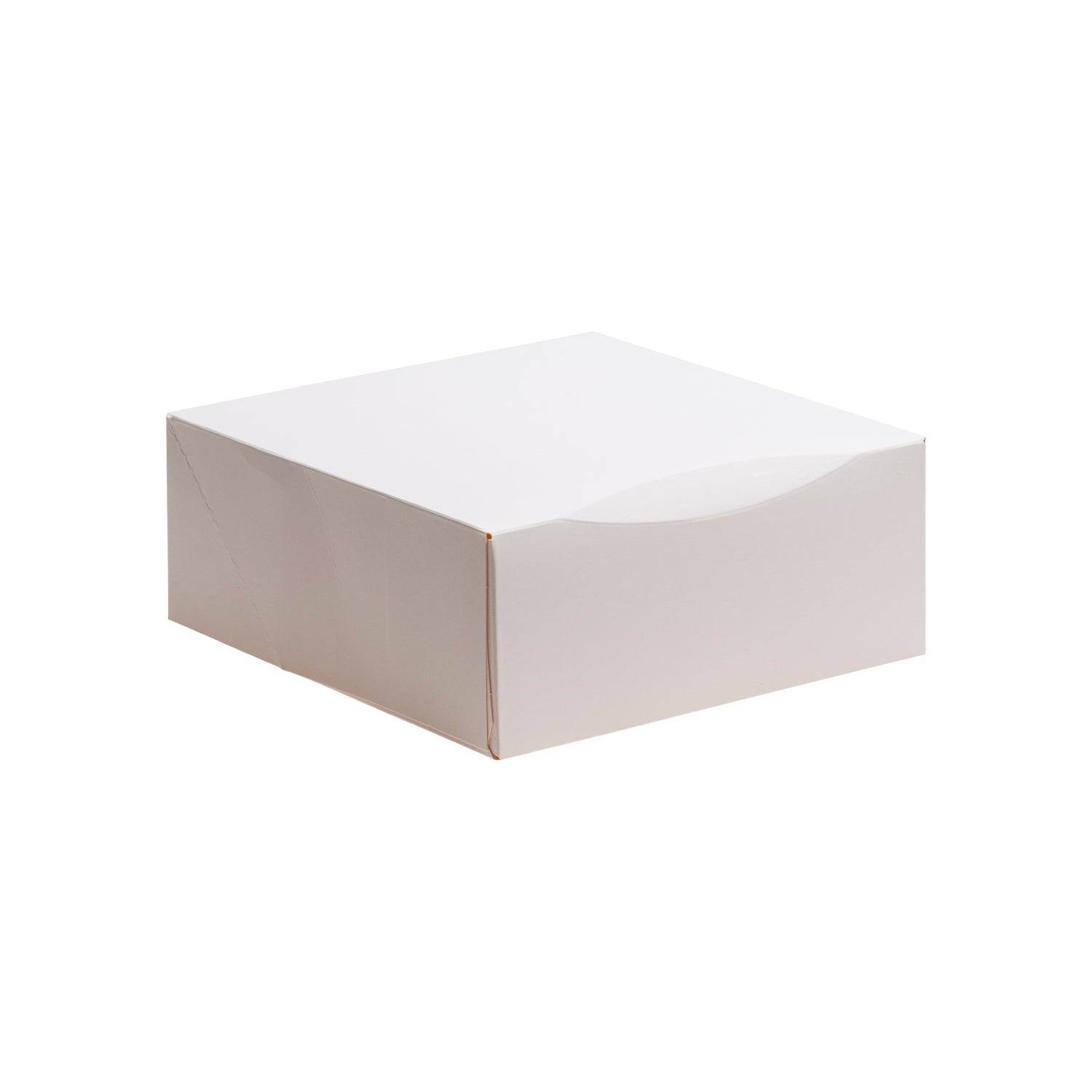 CAIXA PARA BOLOS EM CARTÃO BRANCO 16X16X8CM