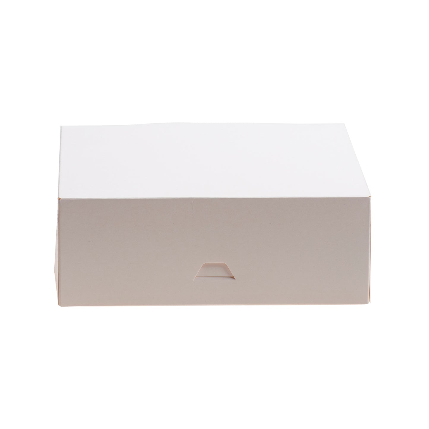 CAIXA PARA BOLOS EM CARTÃO BRANCO  22X22X8CM