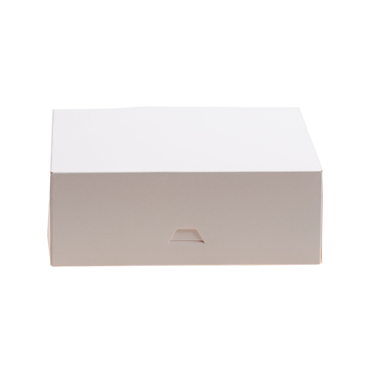 CAIXA PARA BOLOS EM CARTÃO BRANCO  22X22X8CM