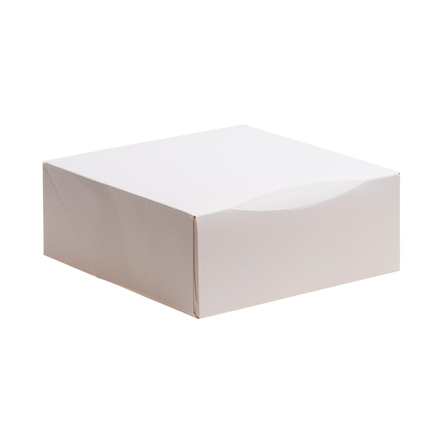CAIXA PARA BOLOS EM CARTÃO BRANCO  22X22X8CM