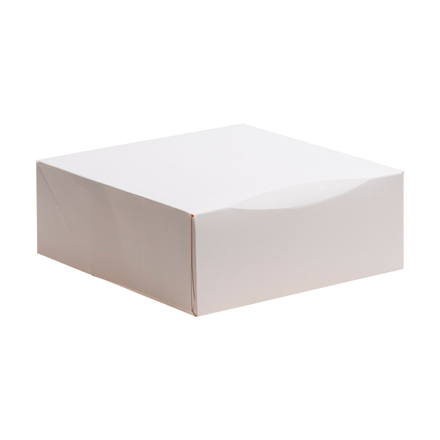 CAJA TARTA BLANCA CARTÓN 25X25X8CM