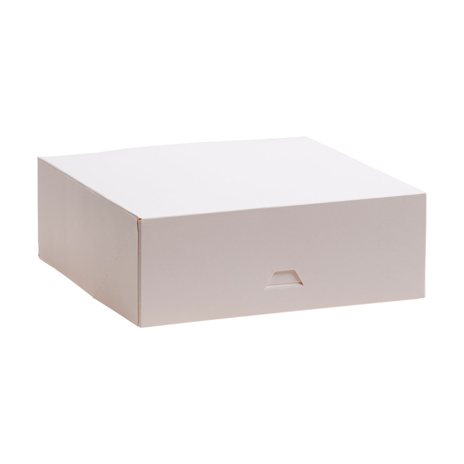 CAJA TARTA BLANCA CARTÓN 28X28X8CM