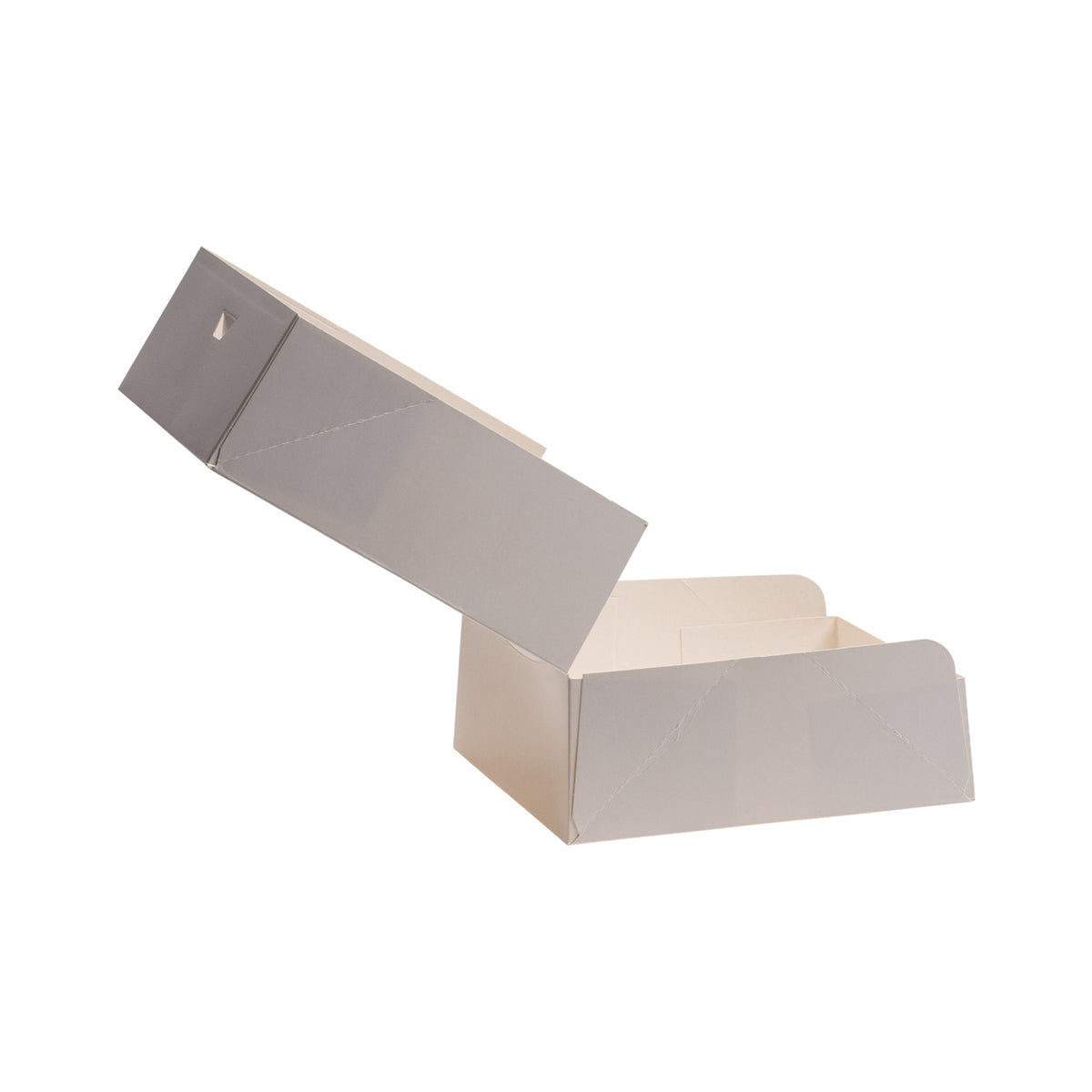 CAJA TARTA BLANCA CARTON 23X23X8CM