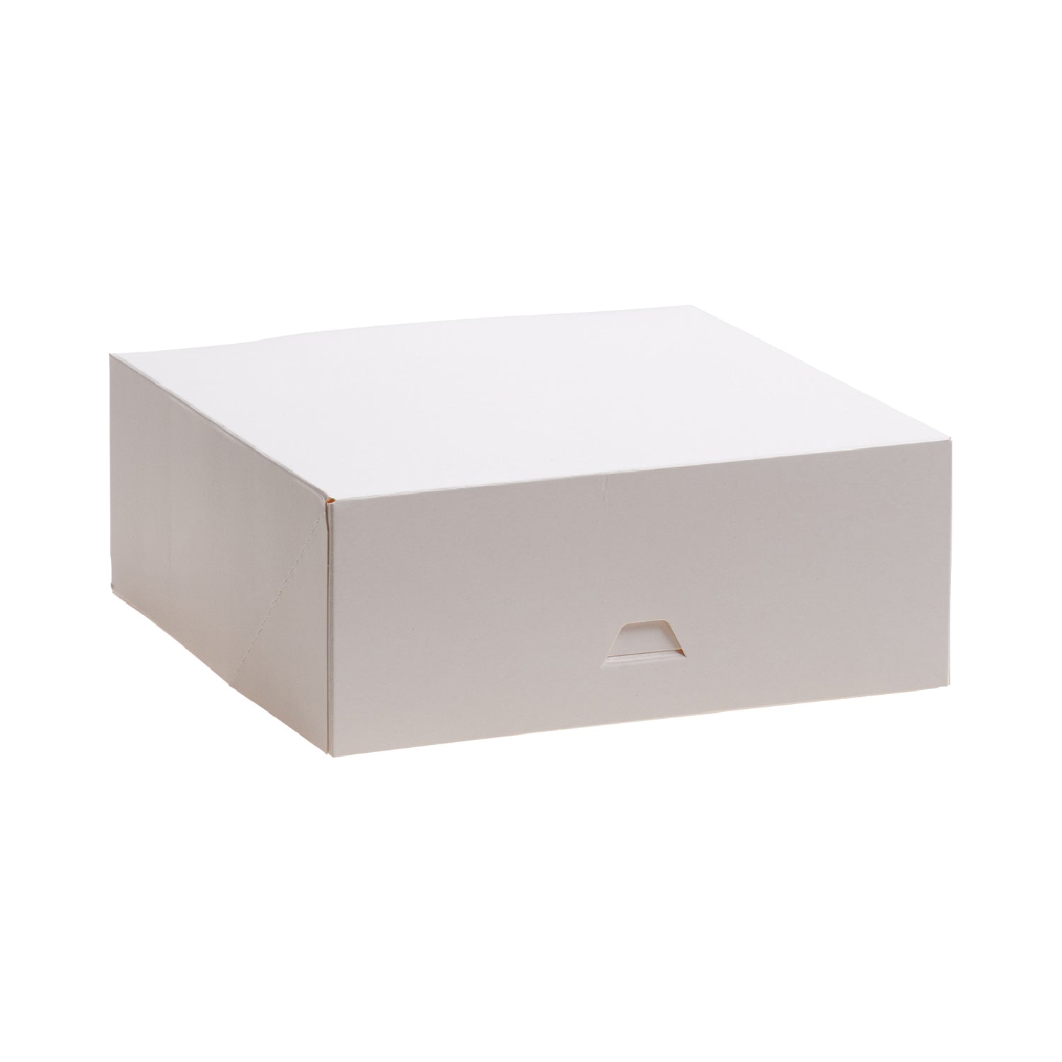 CAJA TARTA BLANCA CARTON 24X24X10 CM