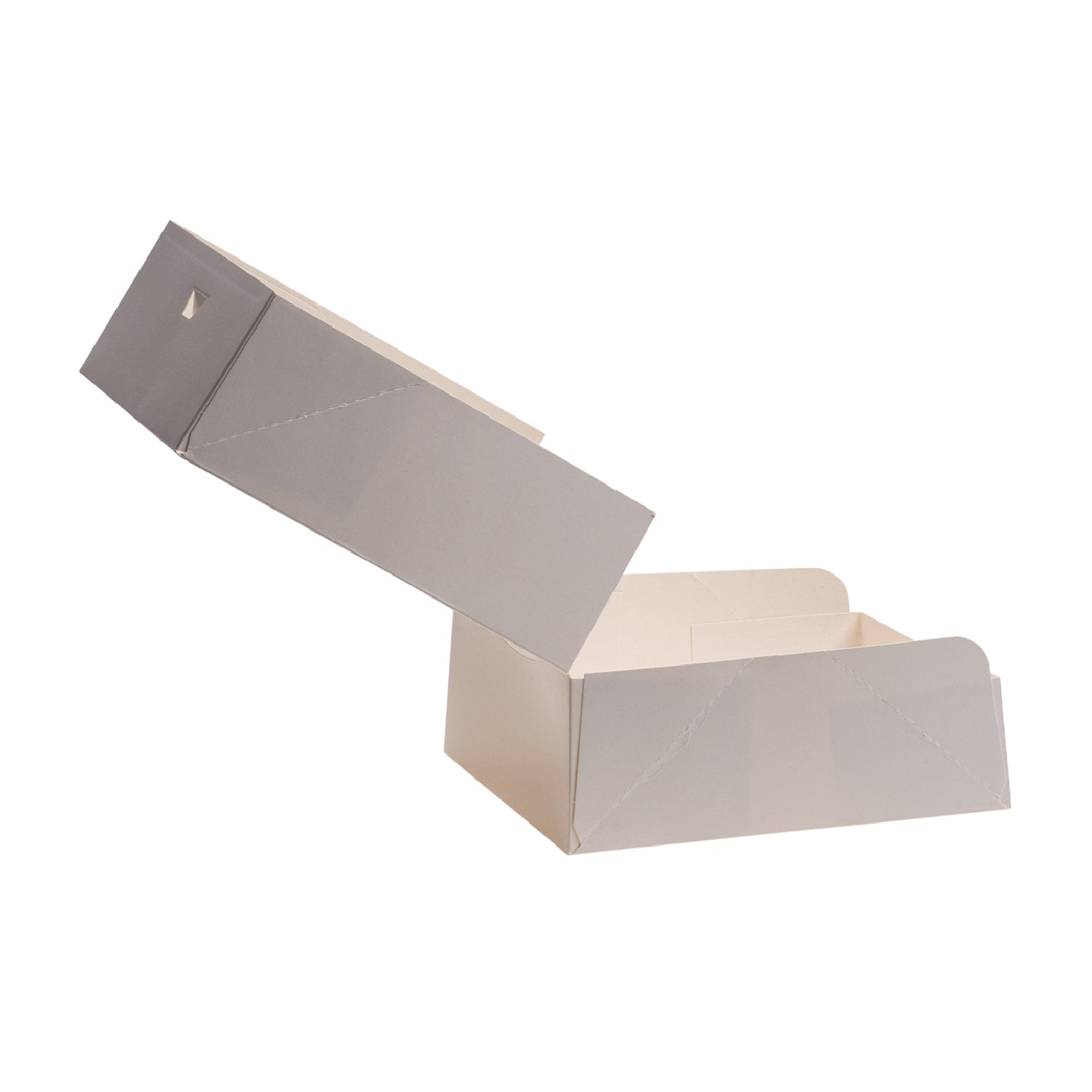 CAJA TARTA BLANCA CARTON 24X24X10 CM