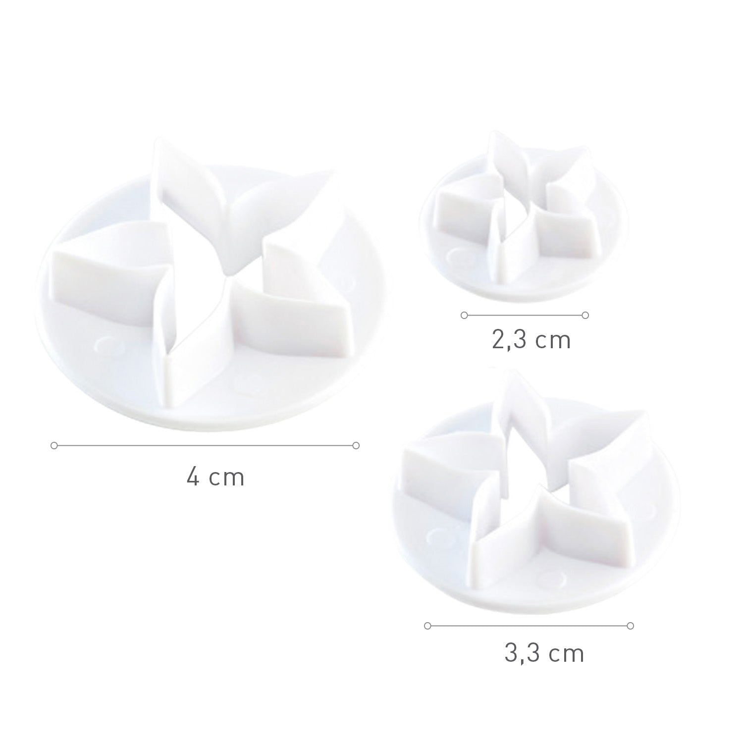 CORTADORES DE FONDANT FLOR DE CÁLICE