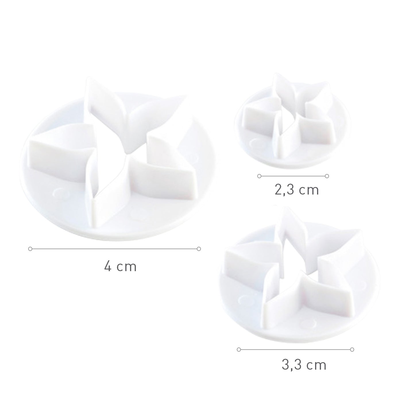 CORTADORES DE FONDANT FLOR DE CÁLICE