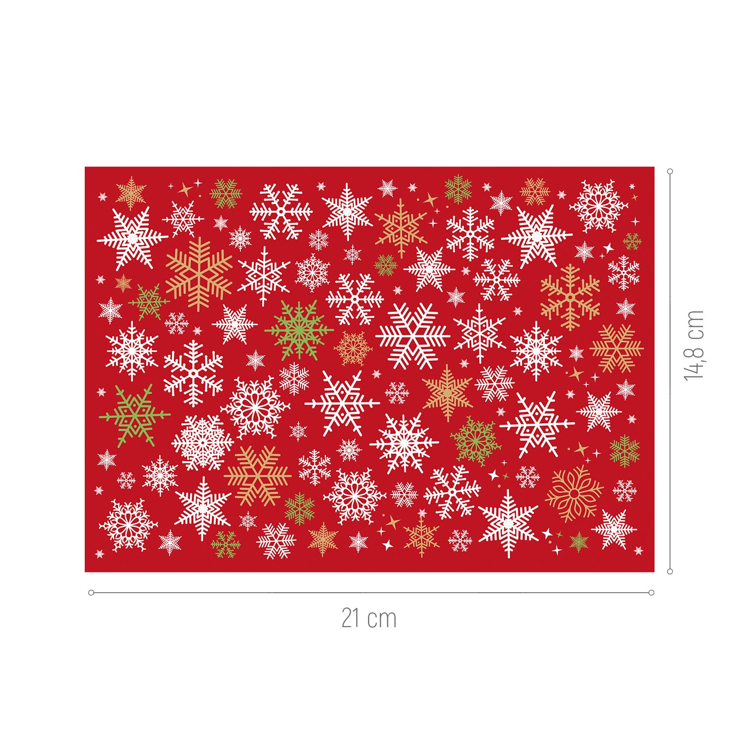 LÂMINA DE SERIGRAFIA CHOCOLATE NATAL 21X14,8CM