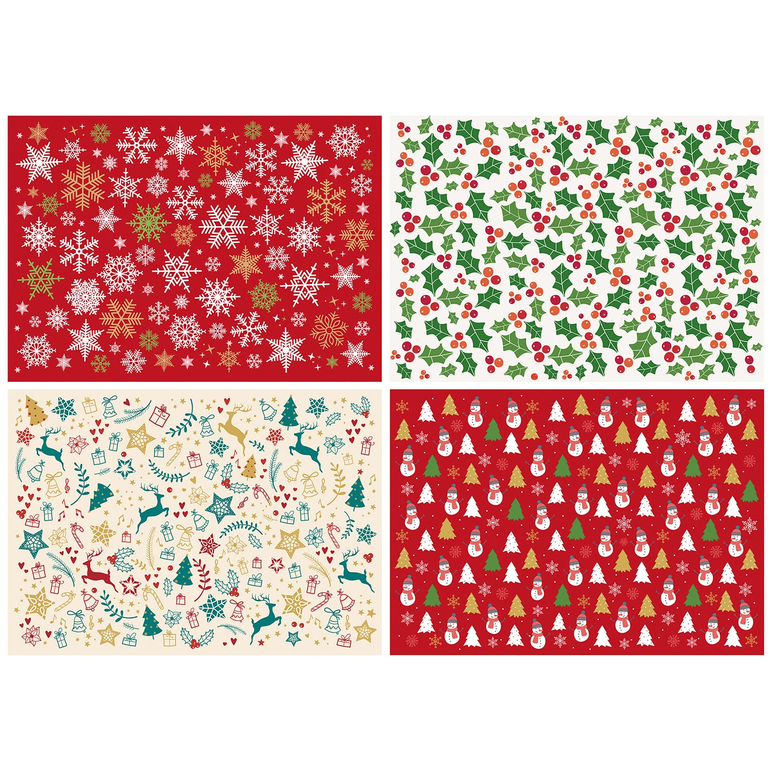 FEUILLE DE TRANSFER CHOCOLAT NÖEL 21X14,8CM