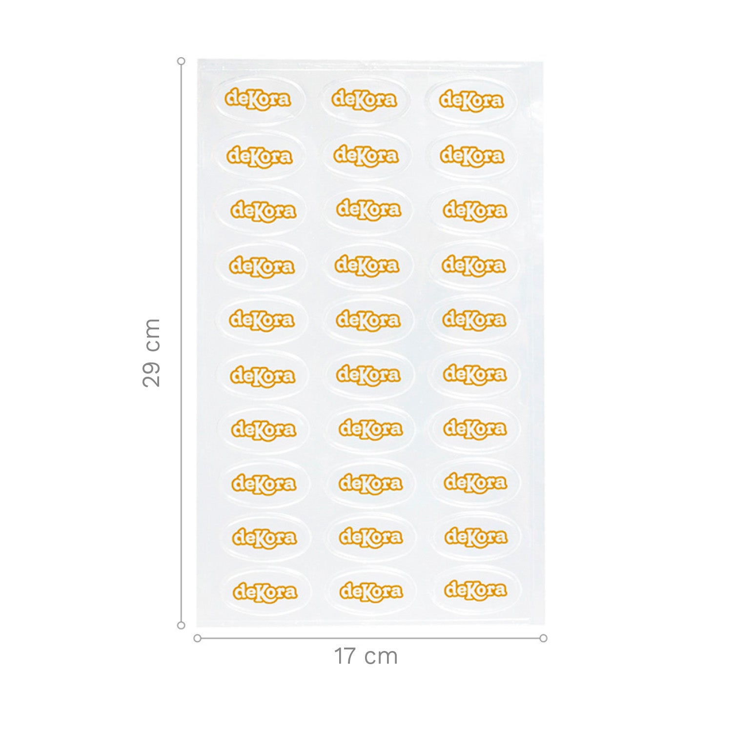 MOLDE TERMOFORMADO PERSONALIZADO 1 COR 17X29CM