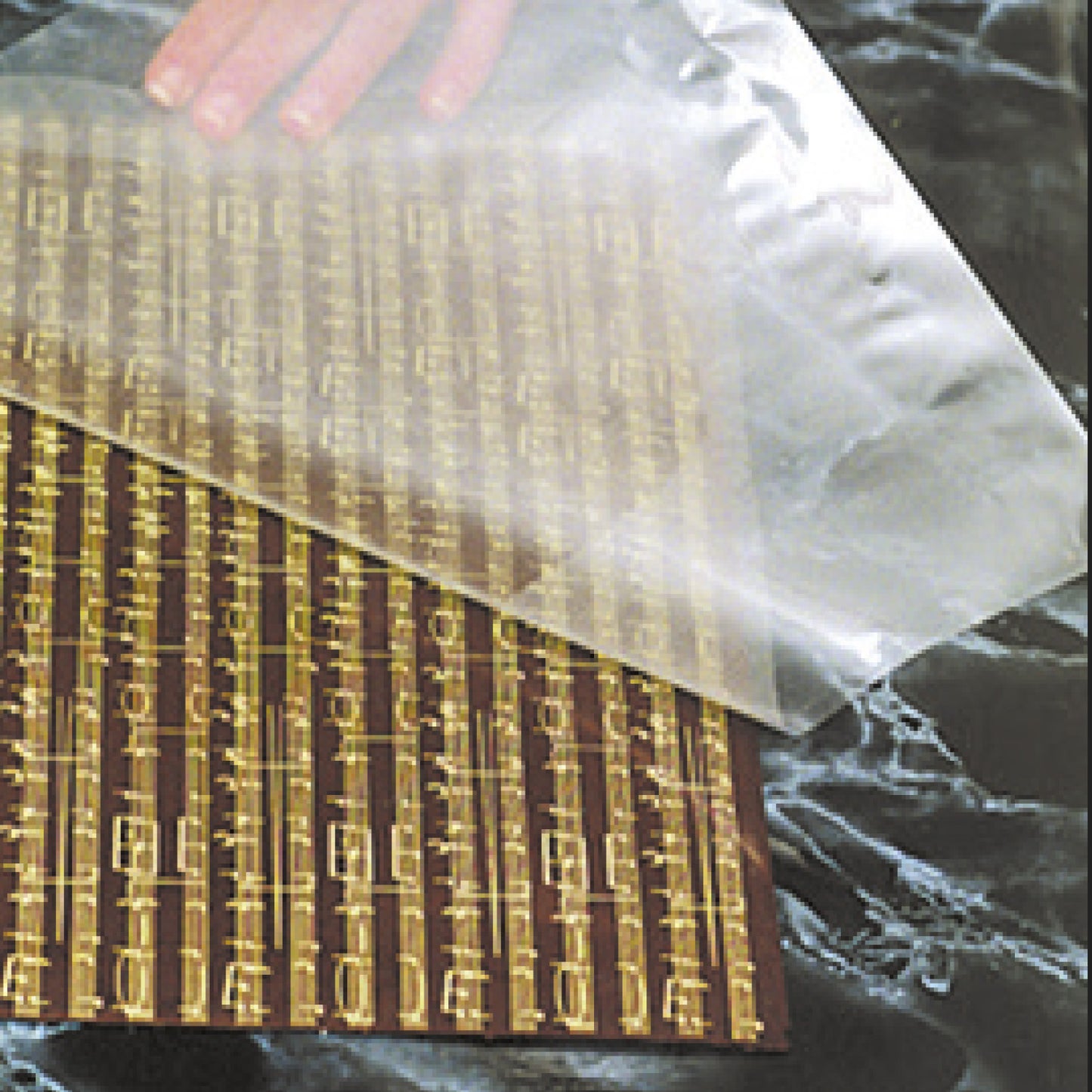 FEUILLE TRANSFERT CHOCOLAT PERSONNALISATION 30X40CM 1 COULEUR