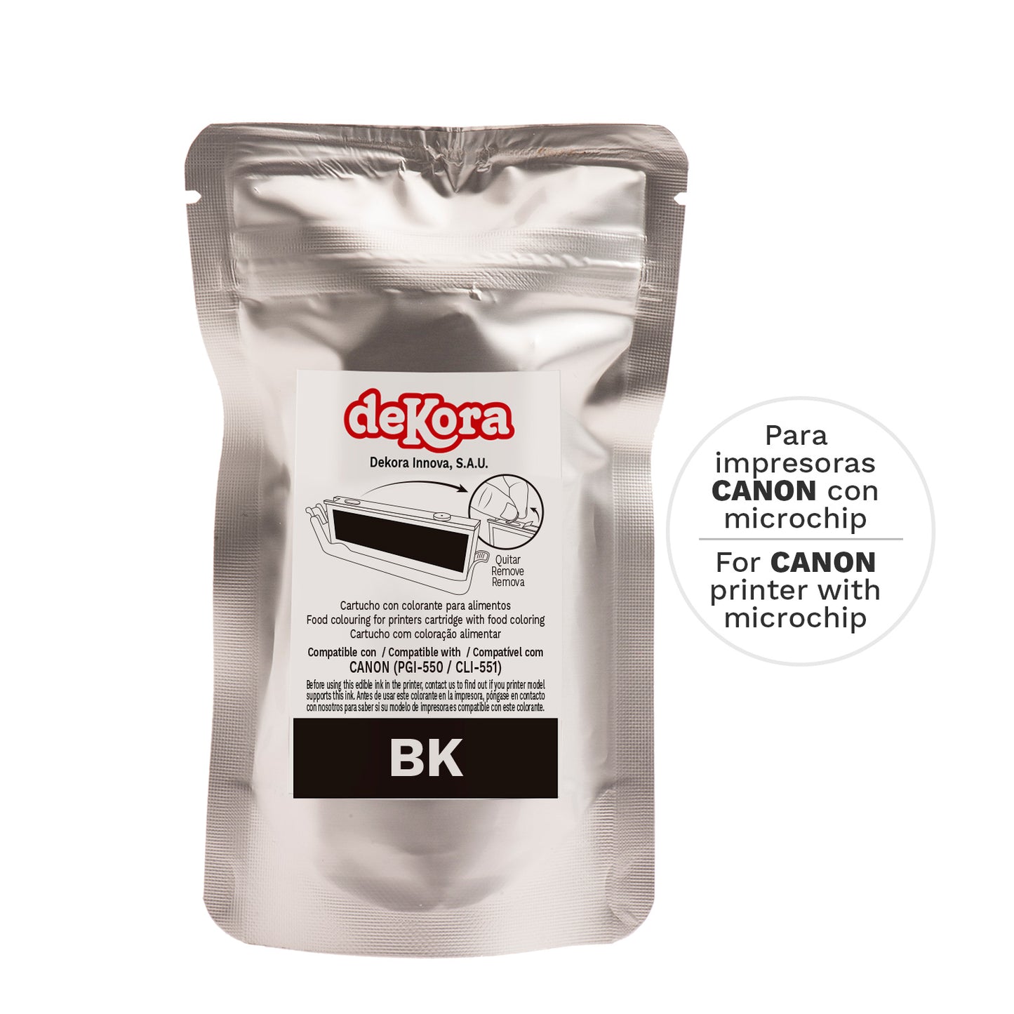 EDIBLE INK PGI-550+CLI-551 BLACK