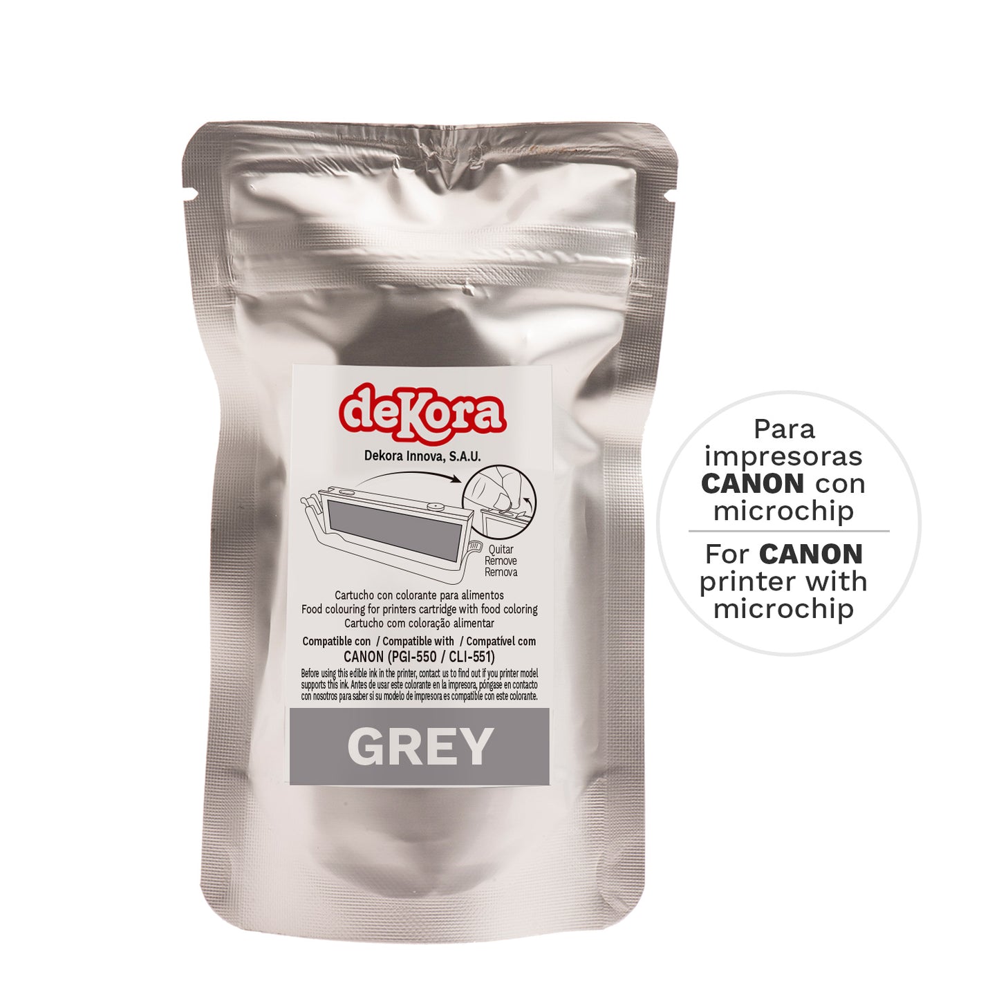CARTUCHO TINTA PGI-550+CLI-551 GRIS