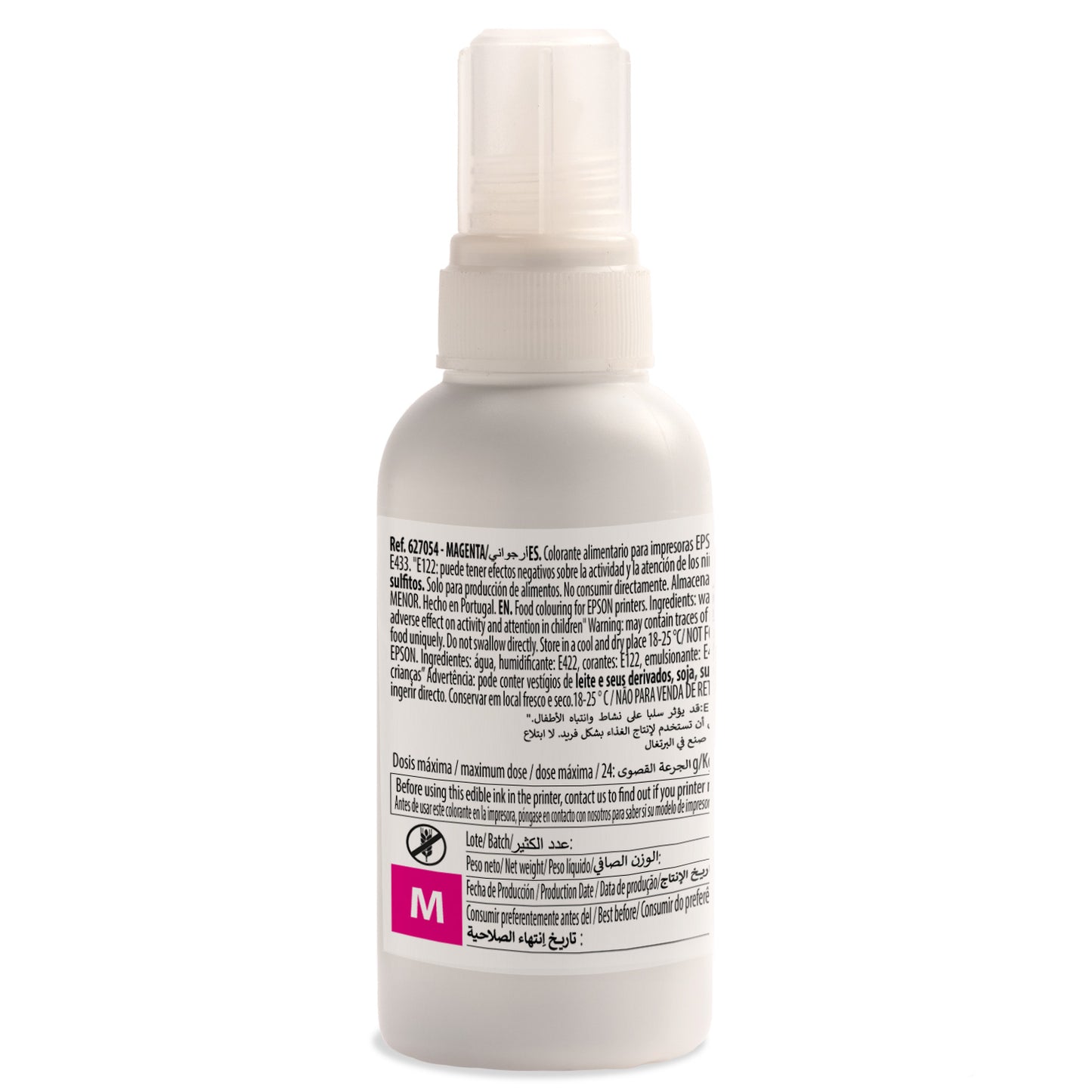 BOUTEILLE D'ENCRE MAGENTA COMPATIBLE EPSON EKOTANK 100CC