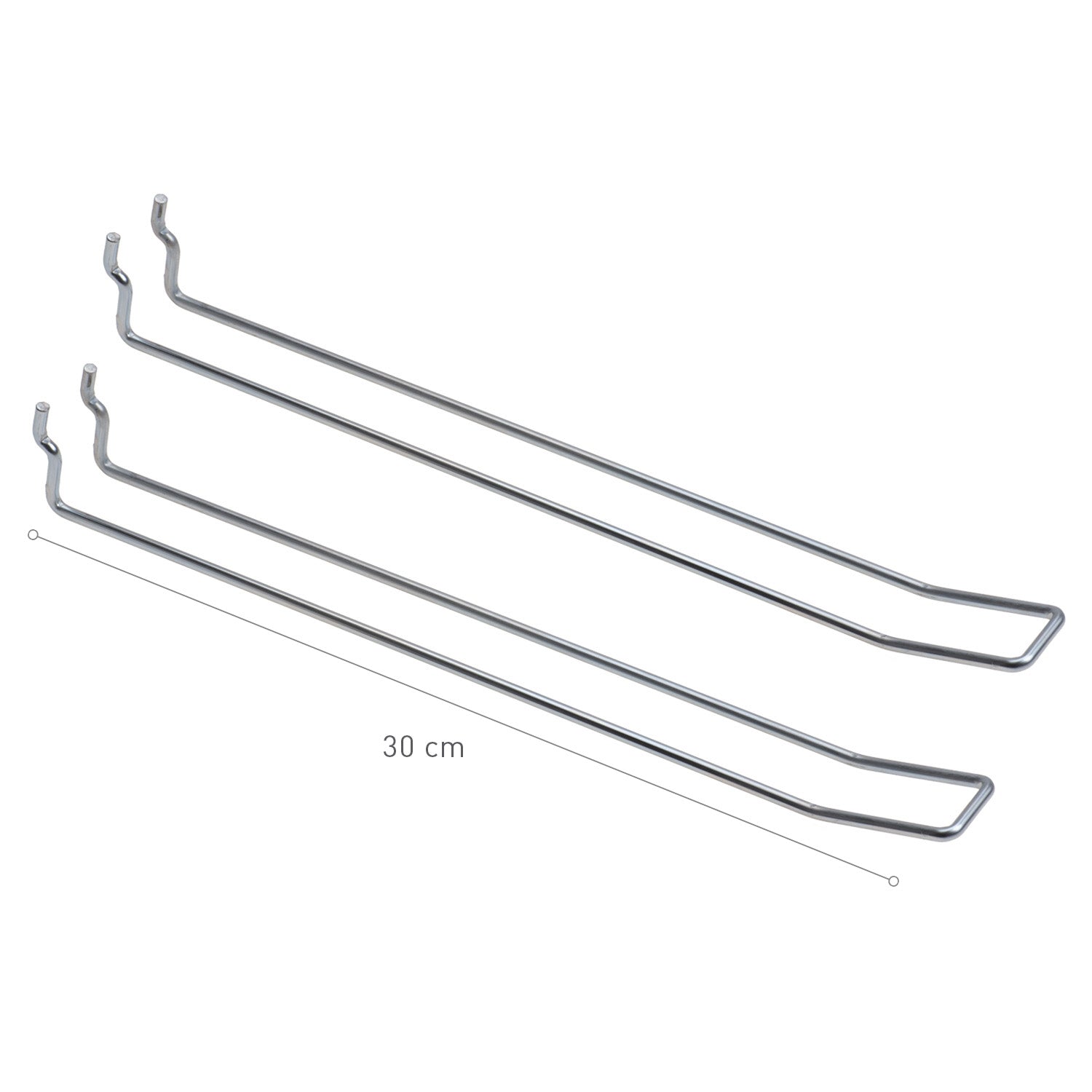 GANCHOS METAL PARA EXPOSITOR 30CM
