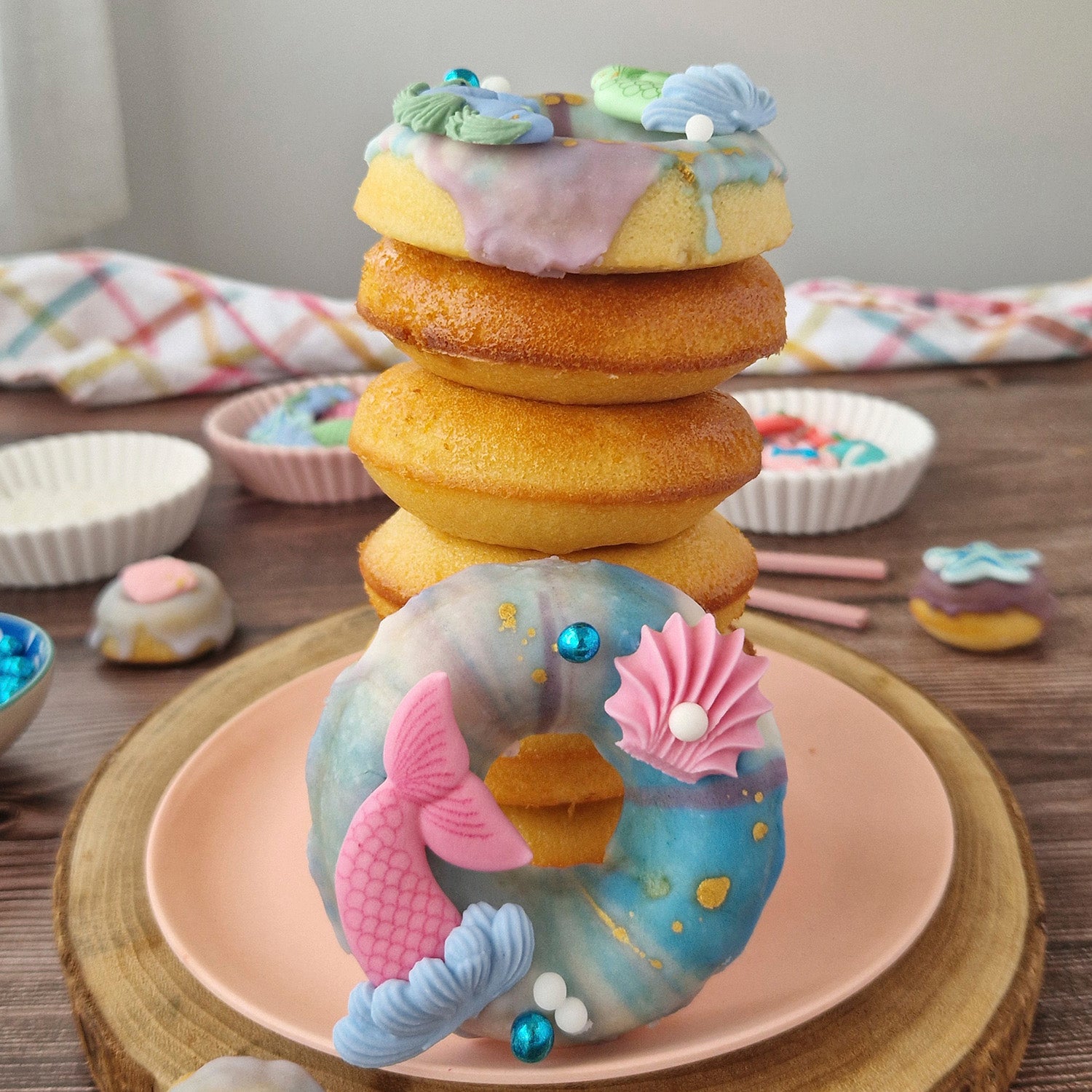 Ocean vibes donuts