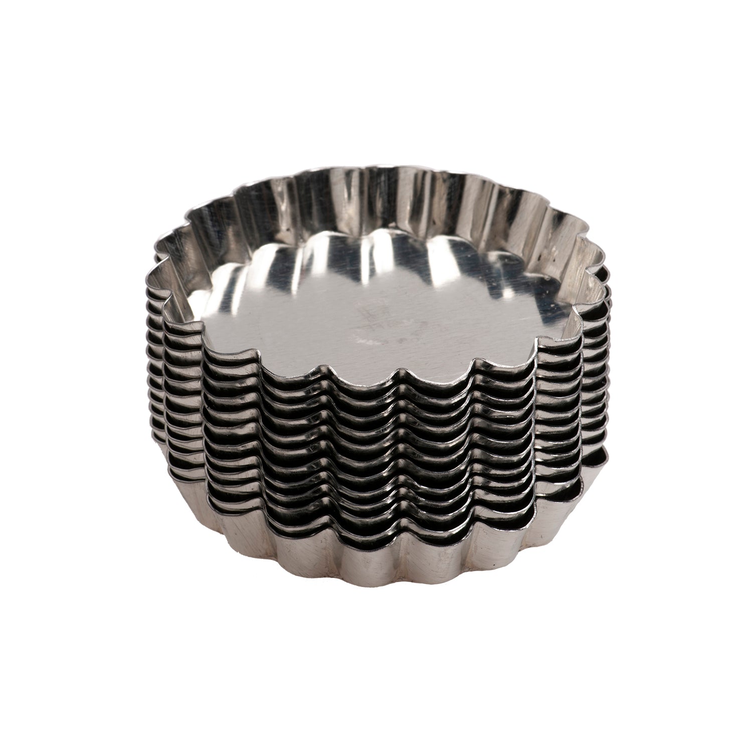 BLISTER 12 MOLDES REDONDOS TARTALETAS Ø 9CM H 1,5CM