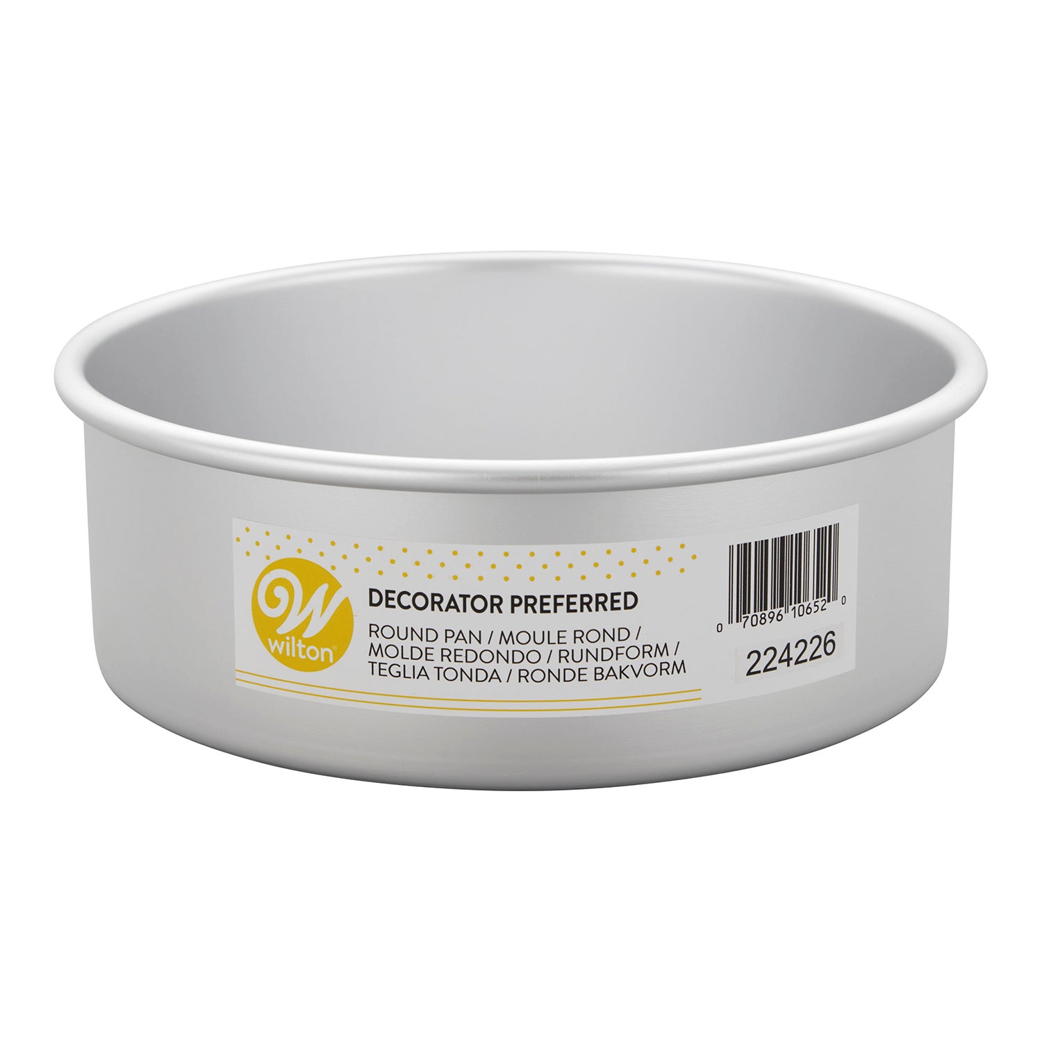 WILTON MOLDE DECORATOR PREFERRED REDONDO  Ø 20 X 7,5 CM.