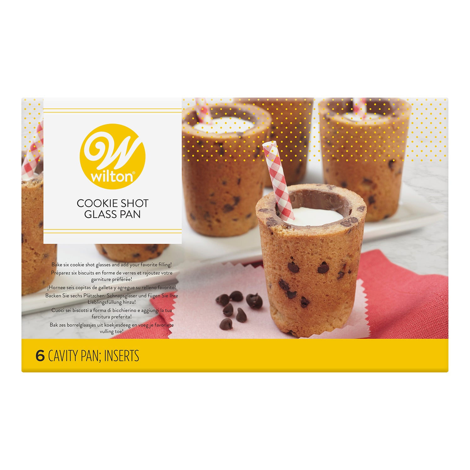 WILTON MOLDE TIPO VASITO O CHUPITO DE GALLETA