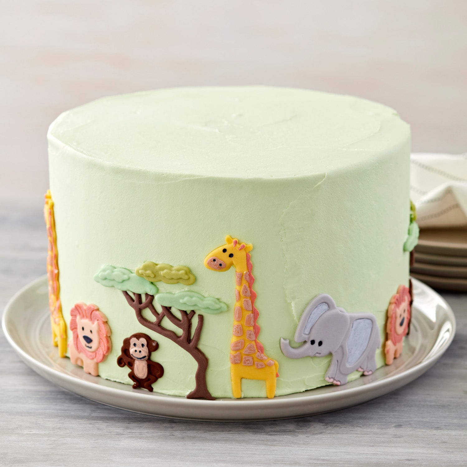 WILTON MOLDE FONDANT Y PASTA DE GOMA ANIMALES DE LA SELVA