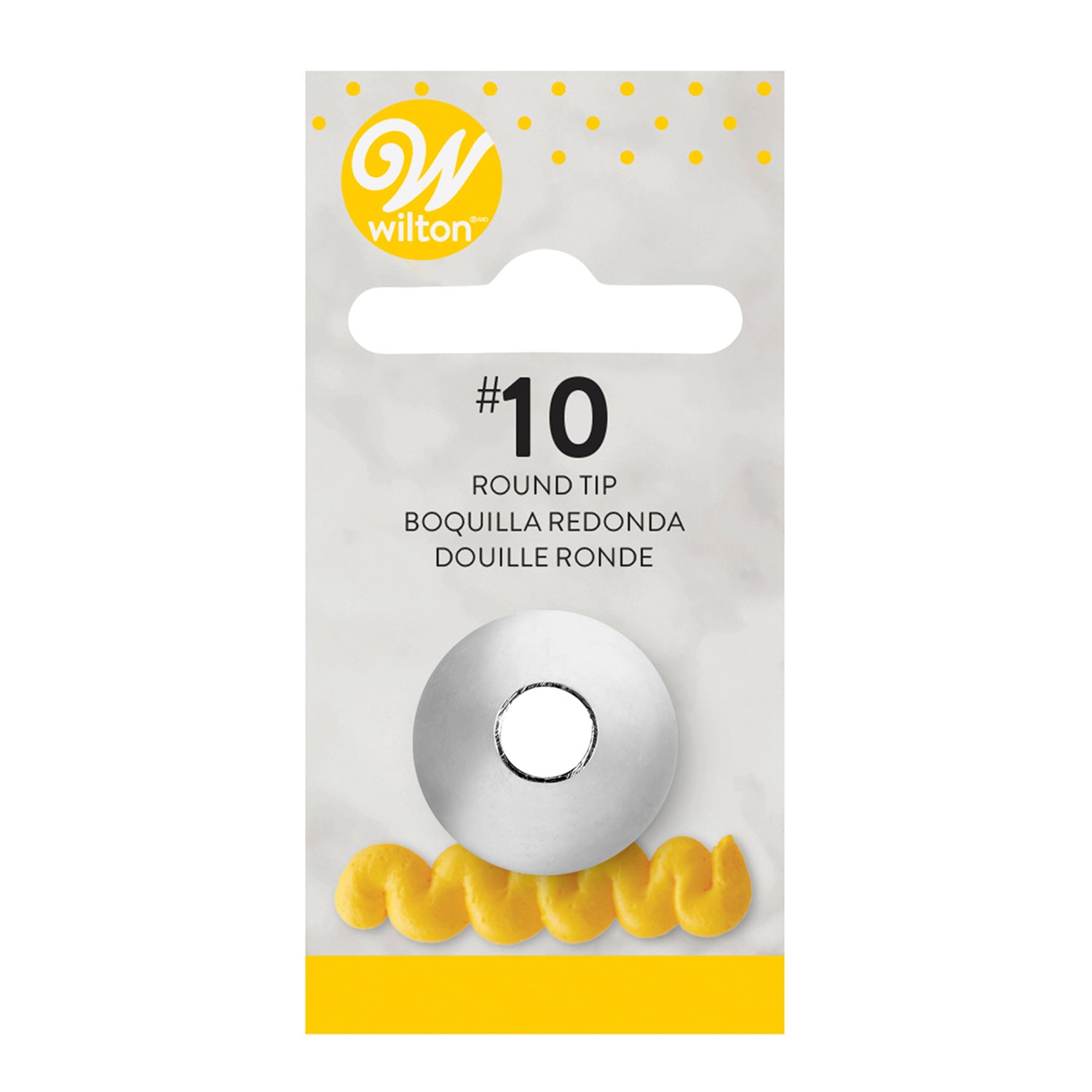 WILTON ROUND DECORATING TIP -010