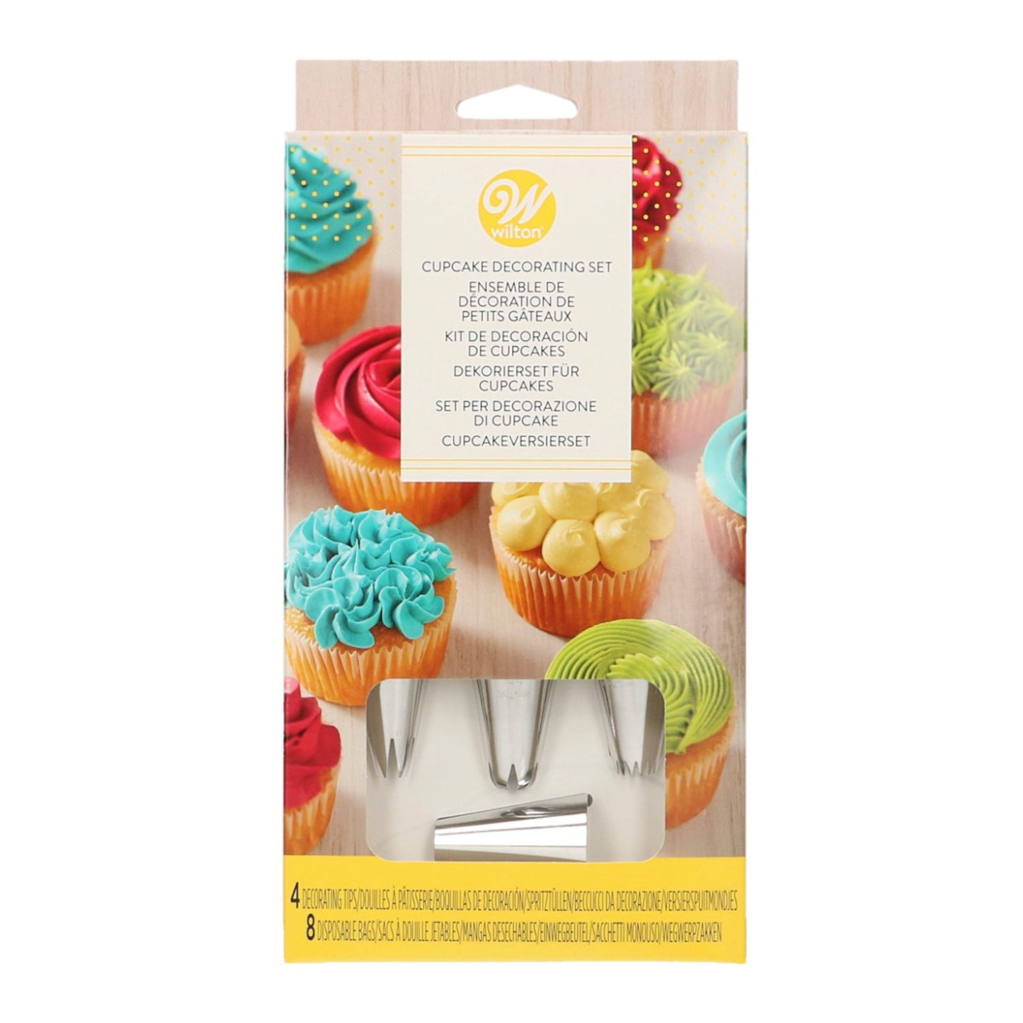WILTON DECORAZIONE PER CUPCAKE SET 12U.