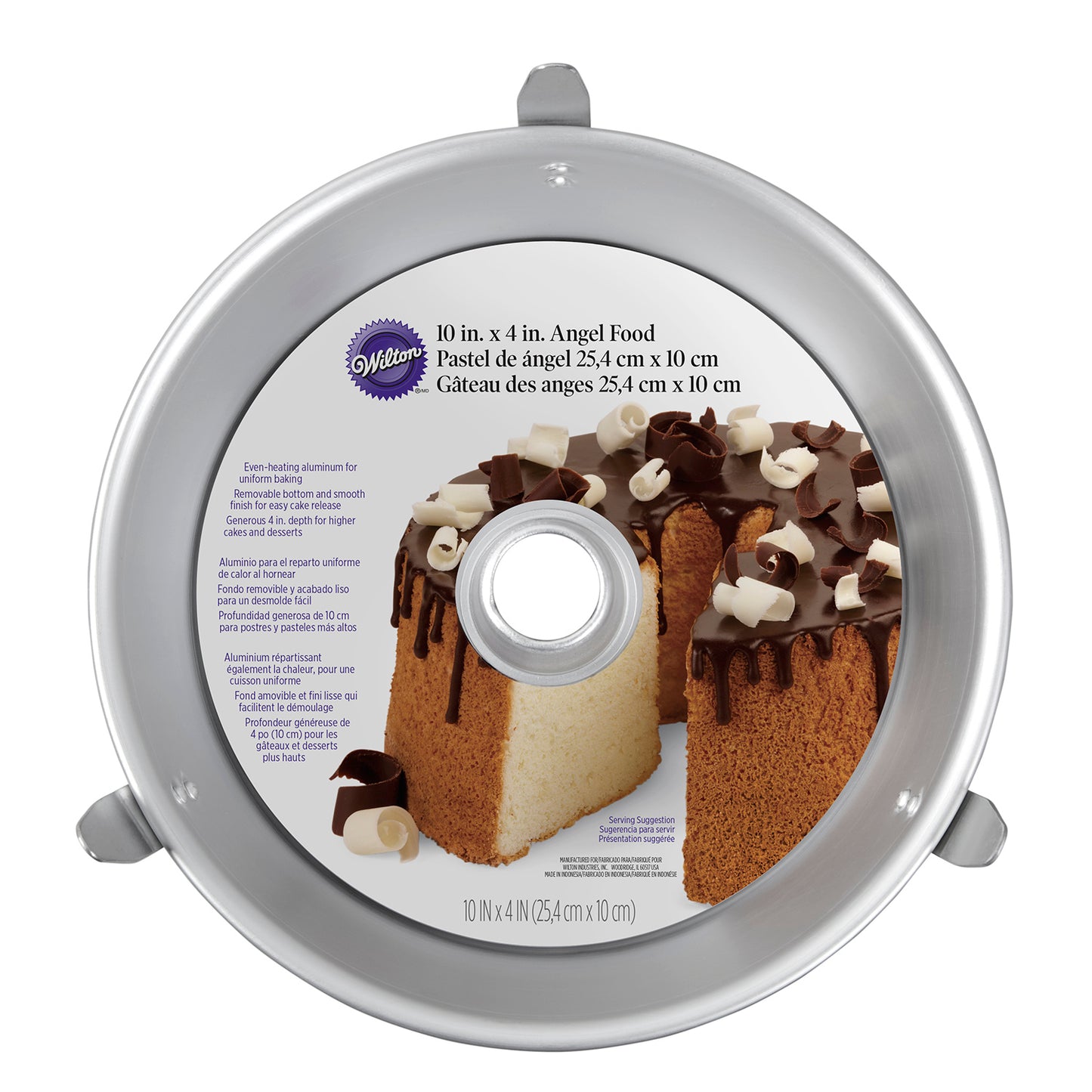 WILTON MOLDE ANGEL FOOD 25X10CM