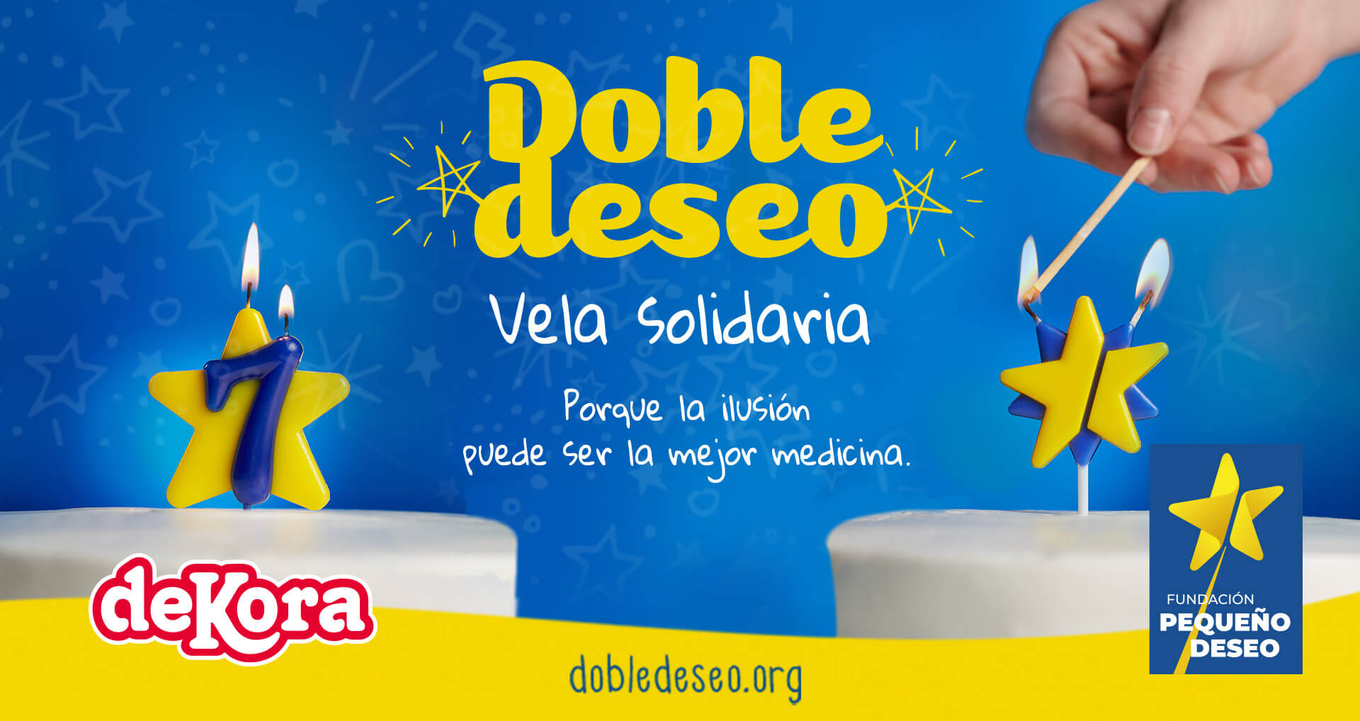 'Double Wish Candle' solidarity project