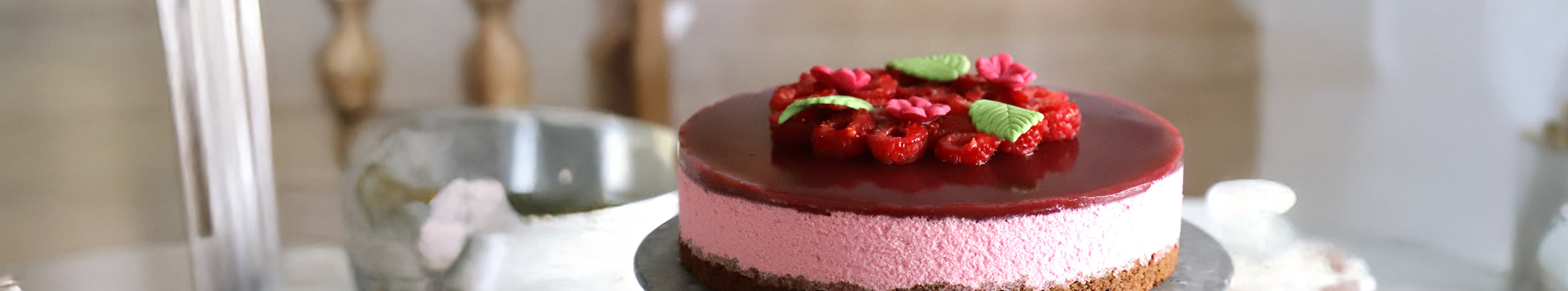 Cream and red berry millefeuille